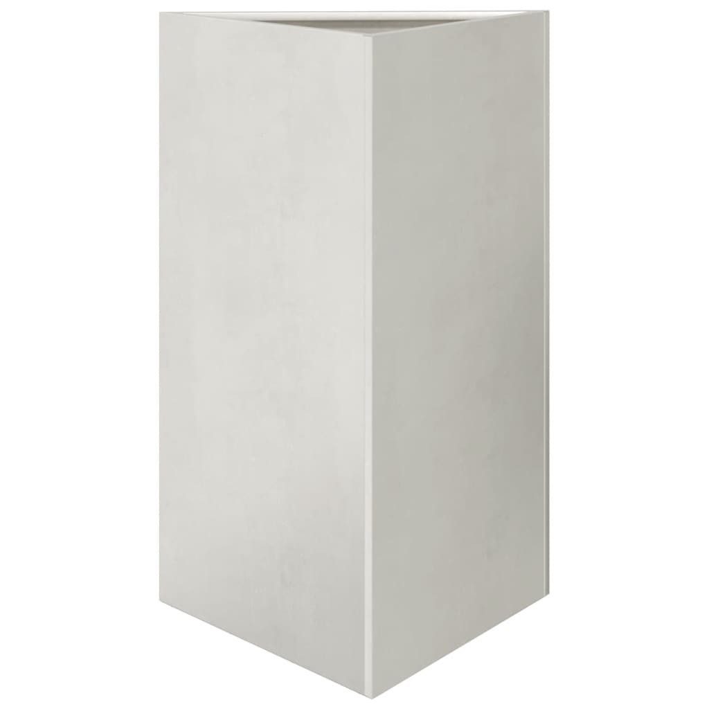 Blumentopf Pflanzkübel Dreieckig 50x43x75 cm Edelstahl