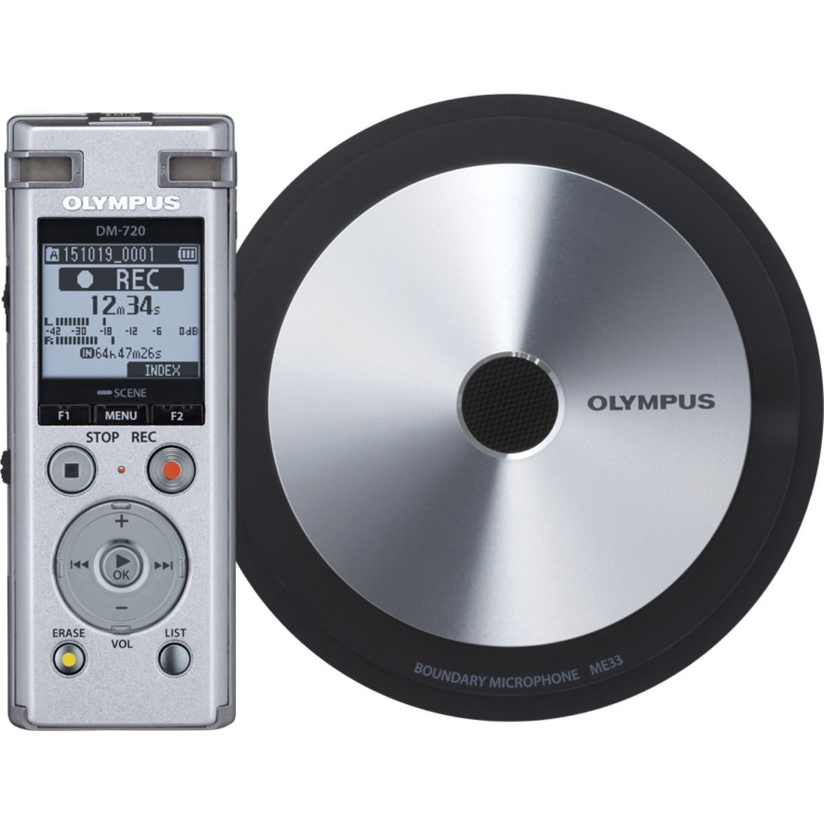 Olympus DM-720 Meet & Record Kit Digitales Diktiergerät