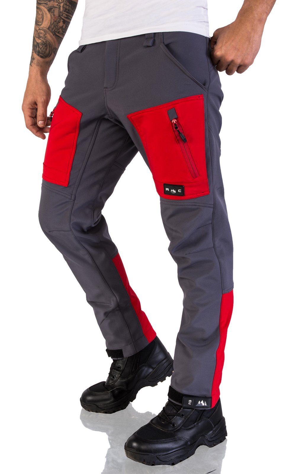 Rock Creek Softshellhose Herren Softshellhose Wanderhose H-196