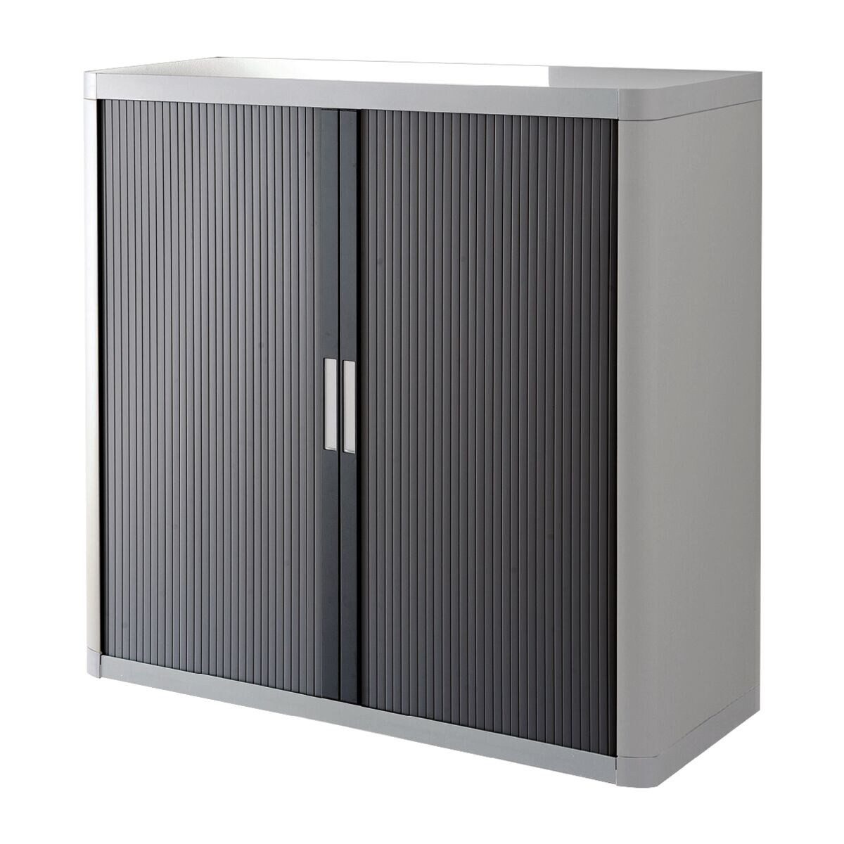 EASYOFFICE Rollladenschrank easyOffice Korpus grau, Lamellen farbig