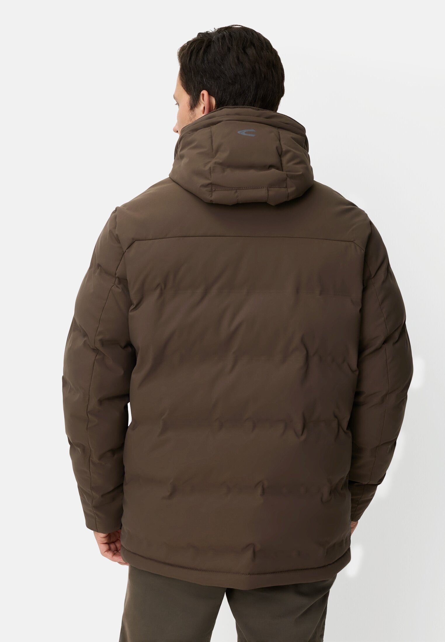 camel active Funktionsjacke mit verstellbarem Saum und Kapuze Langarm Kapuz günstig online kaufen