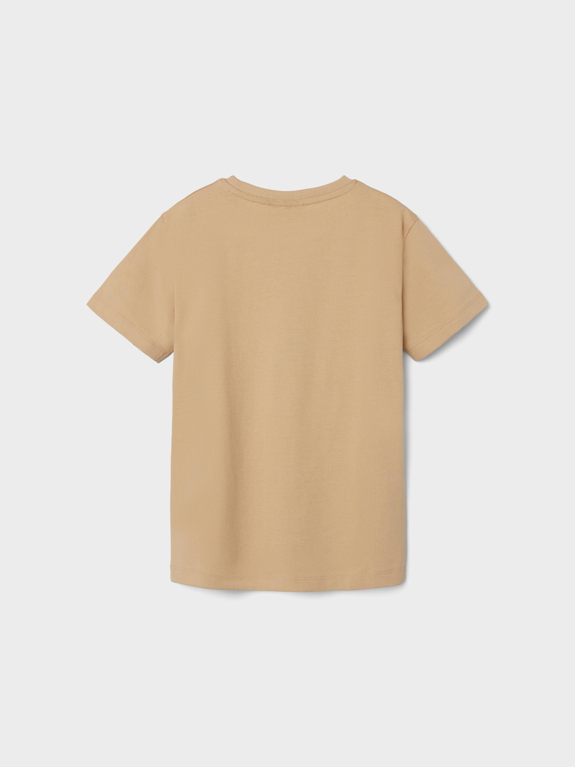LOOSE TOP NKMTORSTEN warm S/S T-Shirt It Name sand