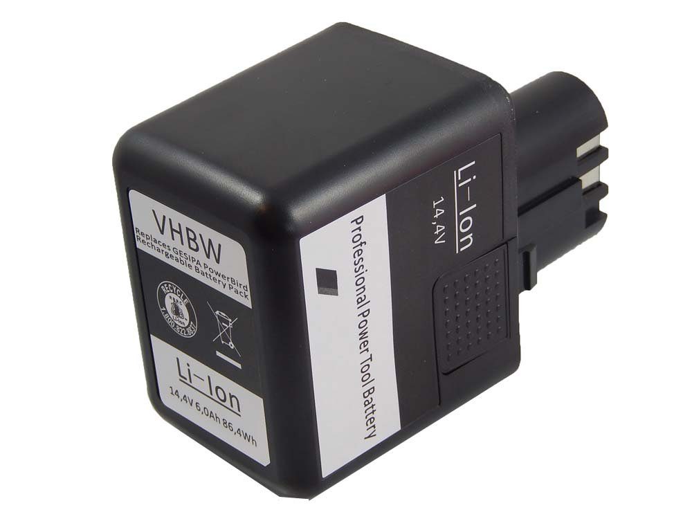 vhbw Ersatz für Li-Ion 6000 7251045, für V) (14,4 Akku mAh 7251049 Gesipa