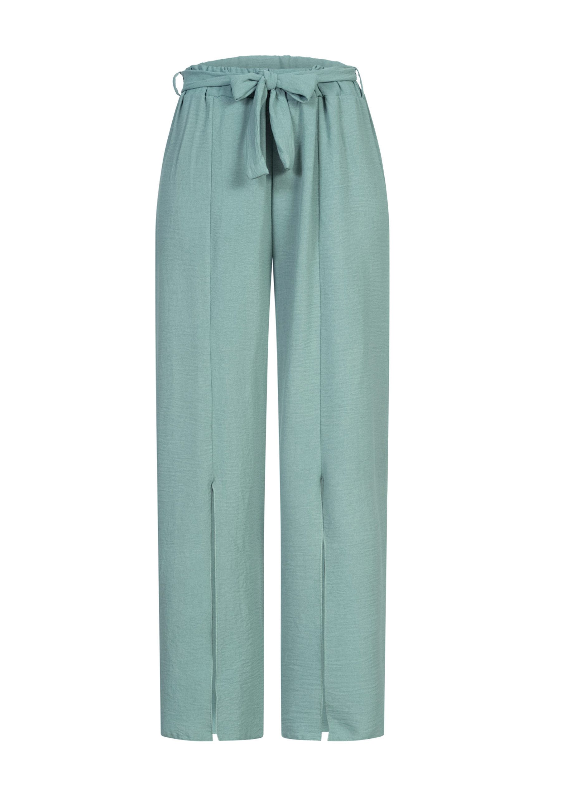 CLOUD 5IVE Stoffhose CLOUD 5IVE Sommerhose mit seitlich. Schlitzen und Bind günstig online kaufen