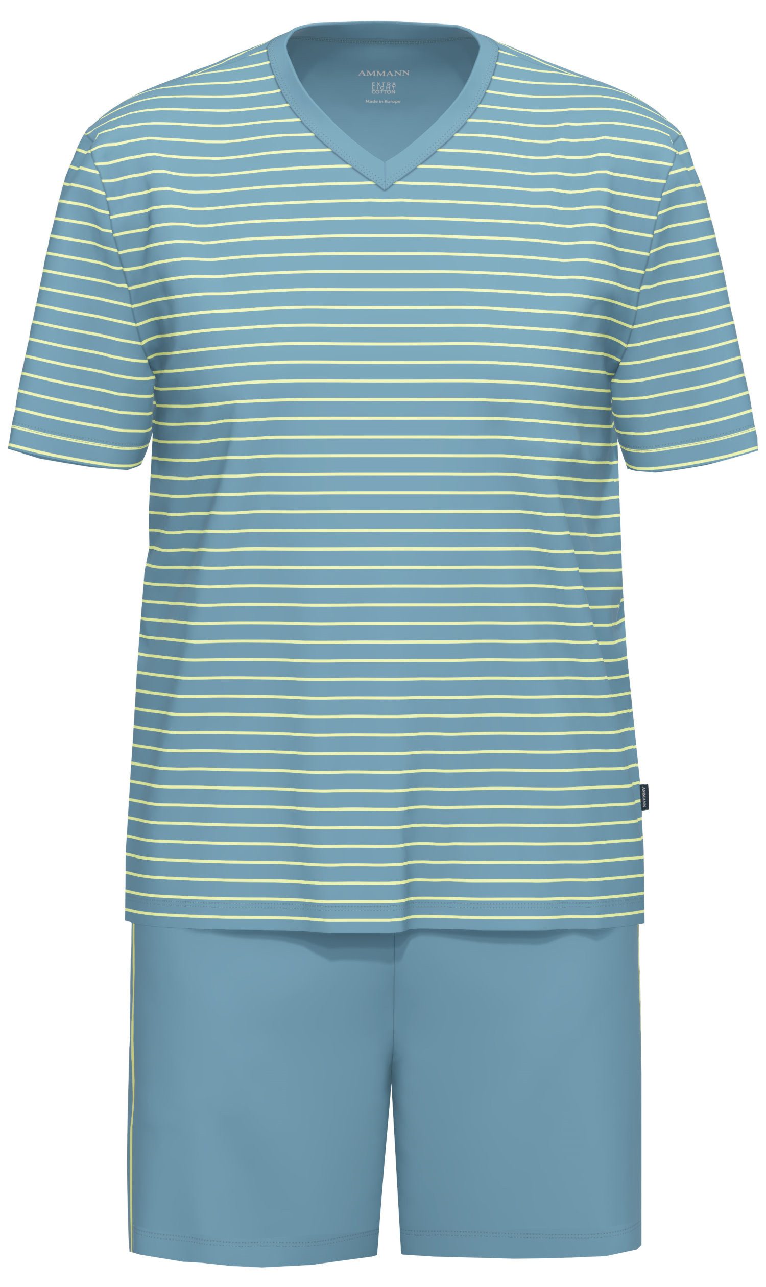 Ammann Shorty Herren Schlafanzug kurz (2 tlg) Baumwolle