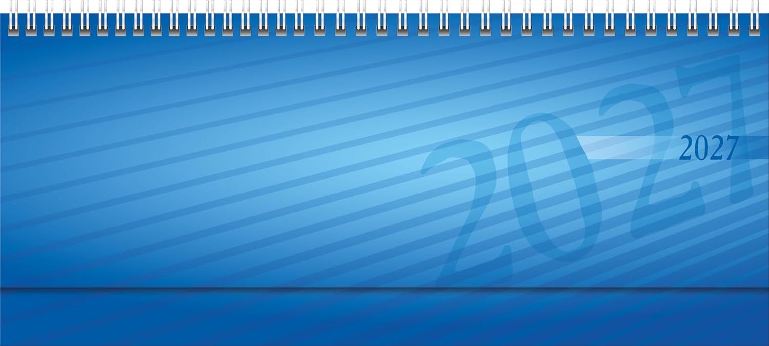RIDO Querkalender rido/idé Querterminbuch Mod. septant 2027 blau