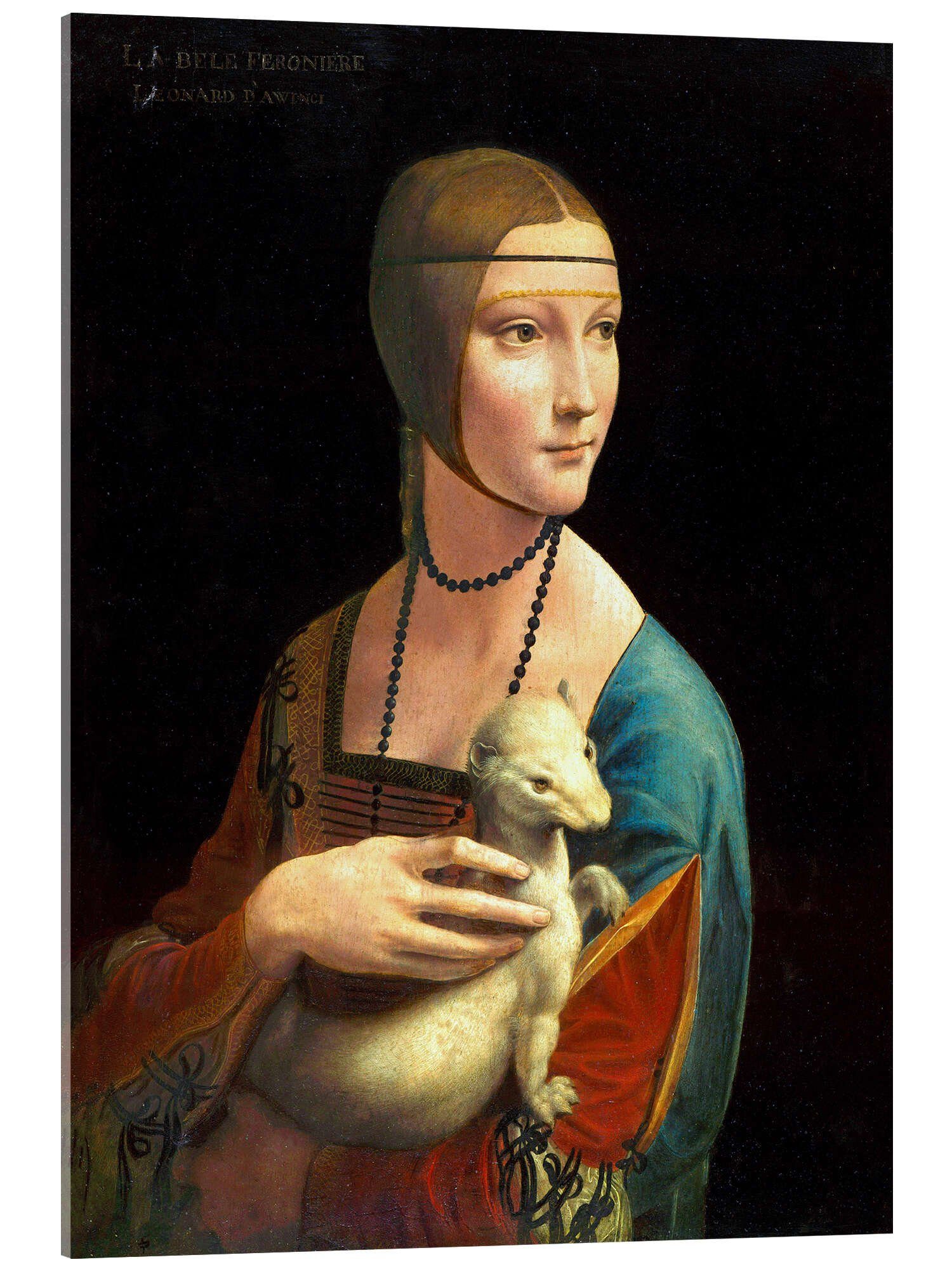 Posterlounge Poster Leonardo da Vinci, Dame günstig online kaufen