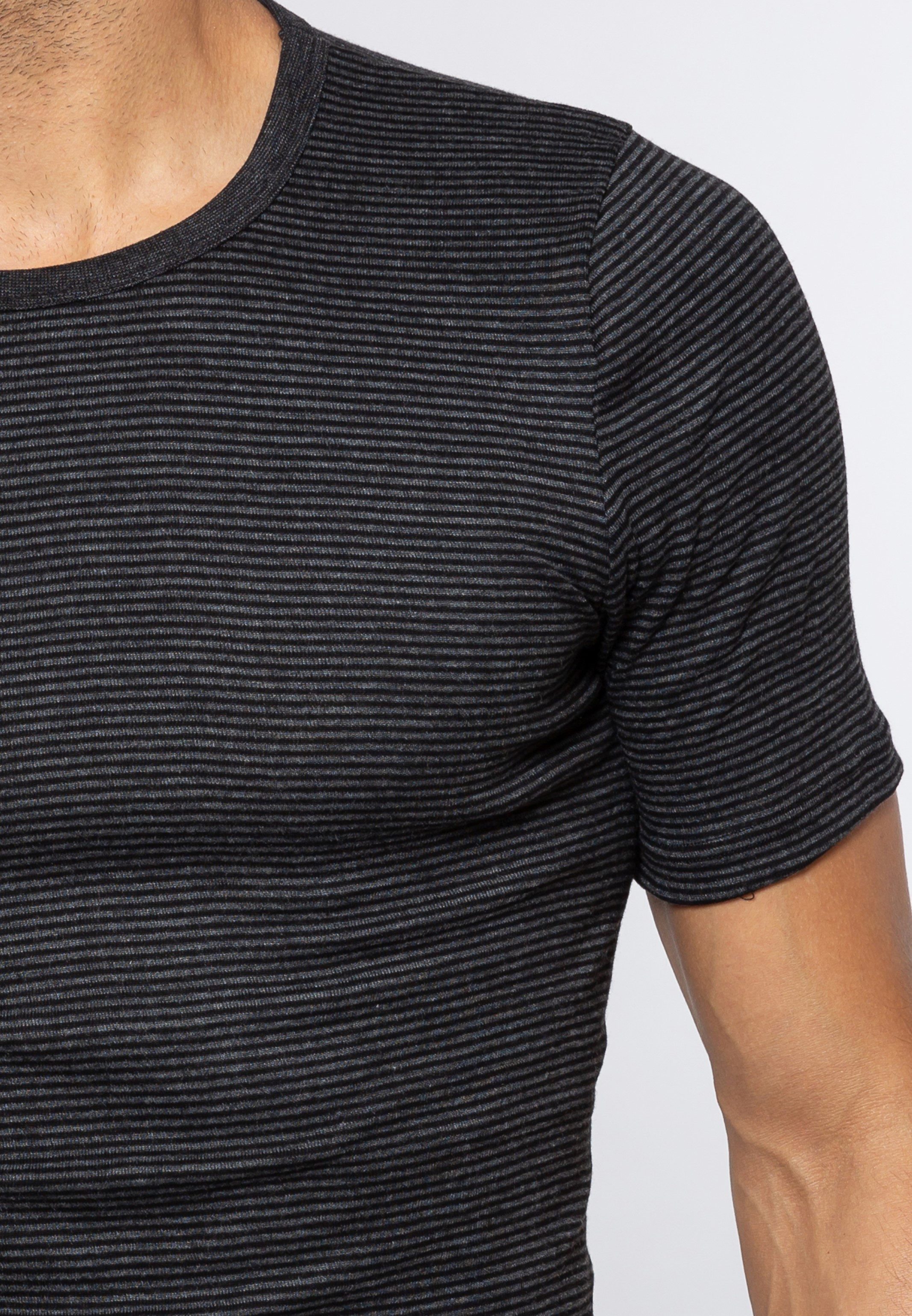 Ammann Unterhemd Jeans Feinripp (1-St) Unterhemd / Shirt Kurzarm - Baumwolle