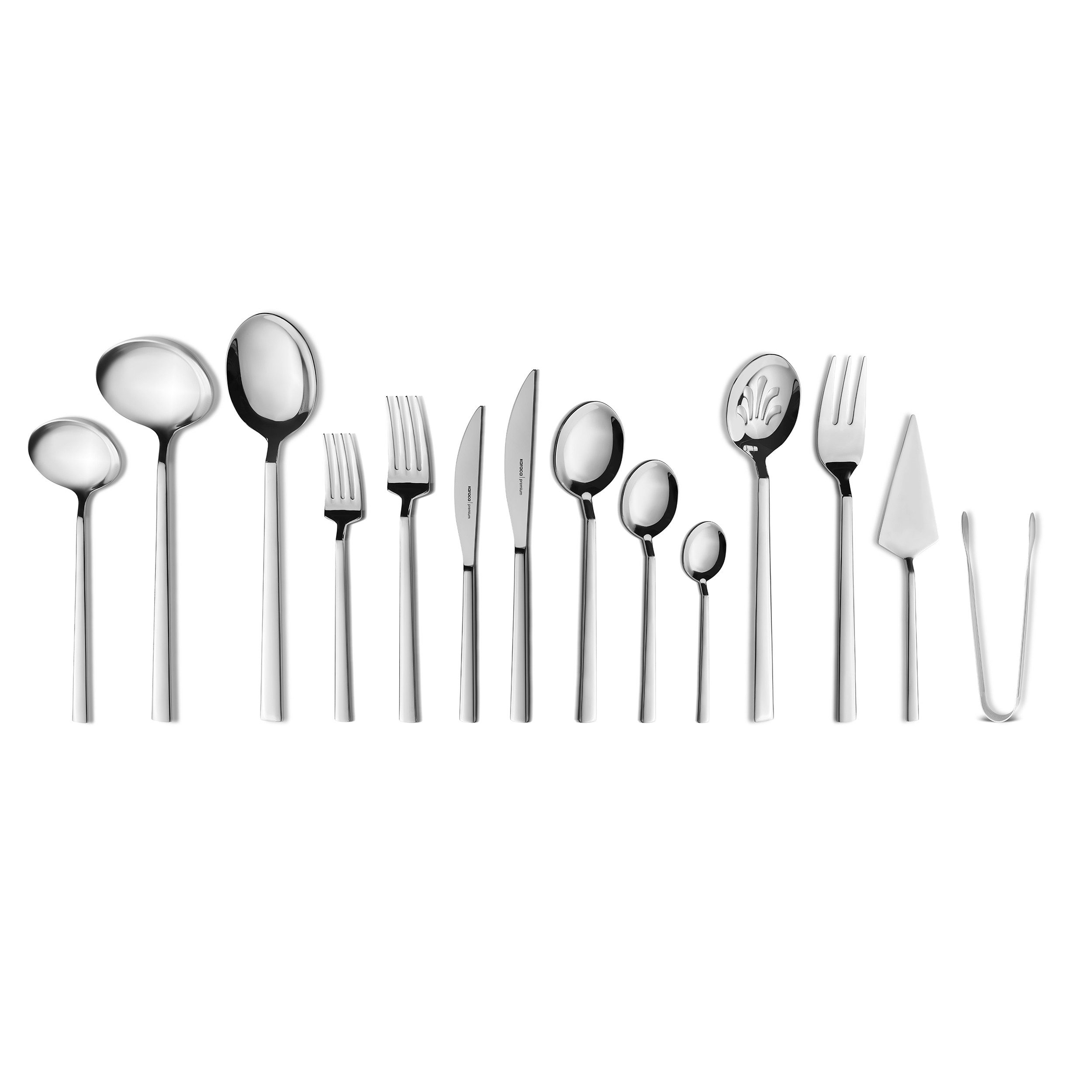Karaca Besteck-Set Karaca Carmelo Besteck-Set 91-tlg aus Edelstahl für 12 Personen (91-tlg), 12 Personen, 18/10 Edelstahl