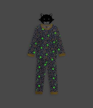 Petit Bateau Pyjama Petit Bateau Pyjama Schlafanzug mit Leopardenprint