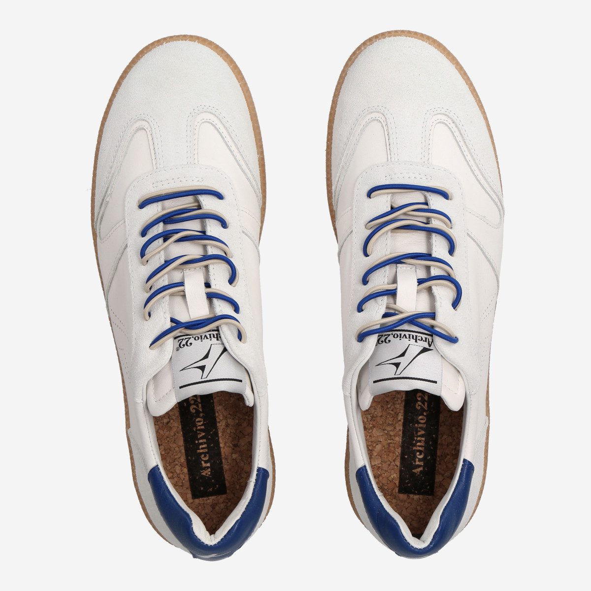 Archivo 2000 Archivio 22 D-LACE, Sneaker, Weiß,kombiniert, Herren Sneaker