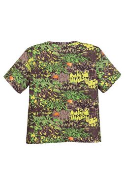 coolismo T-Shirt Print-Shirt für Jungen mit Comic-Camouflage-Motiv aus Baumwolle, Rundhalsauschnitt