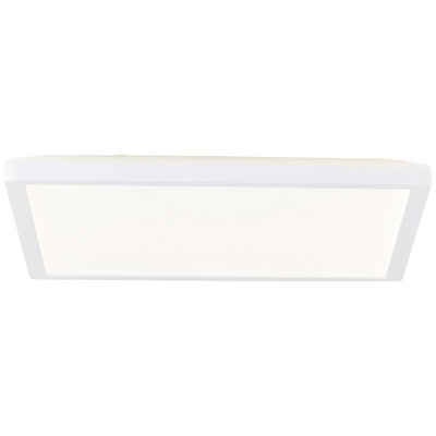 Lightbox LED Deckenleuchte, CCT - über Fernbedienung, LED fest integriert, warmweiß - kaltweiß, LED Aufbaupaneel, 29 x 29 cm, 2300 lm, dimmbar, Fernbedienung, CCT