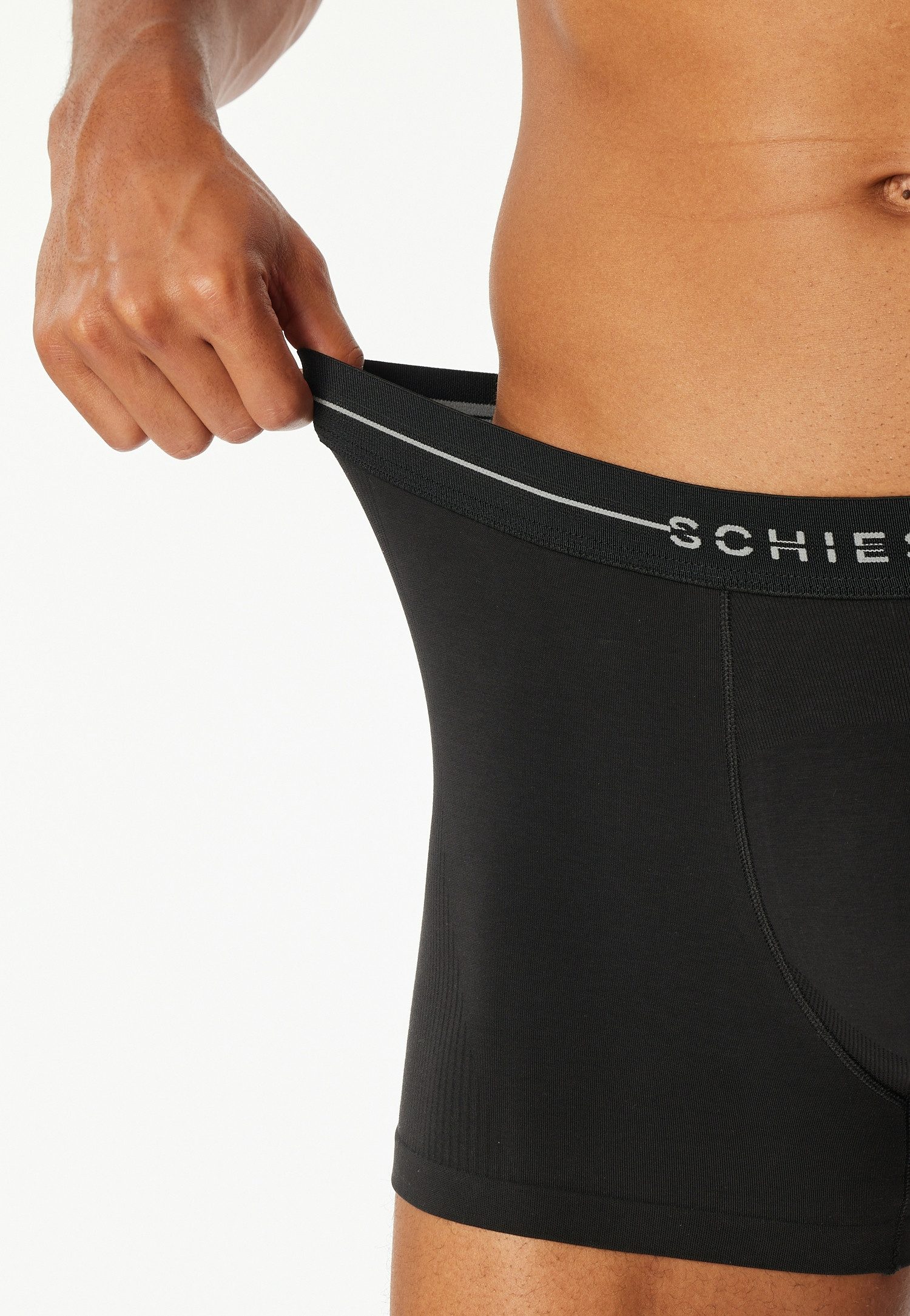 Schiesser Boxershorts Cotton Flex (2er Pack) Baumwollmischung, ohne störende Seitennähte, superweich – Bild 5 von 5
