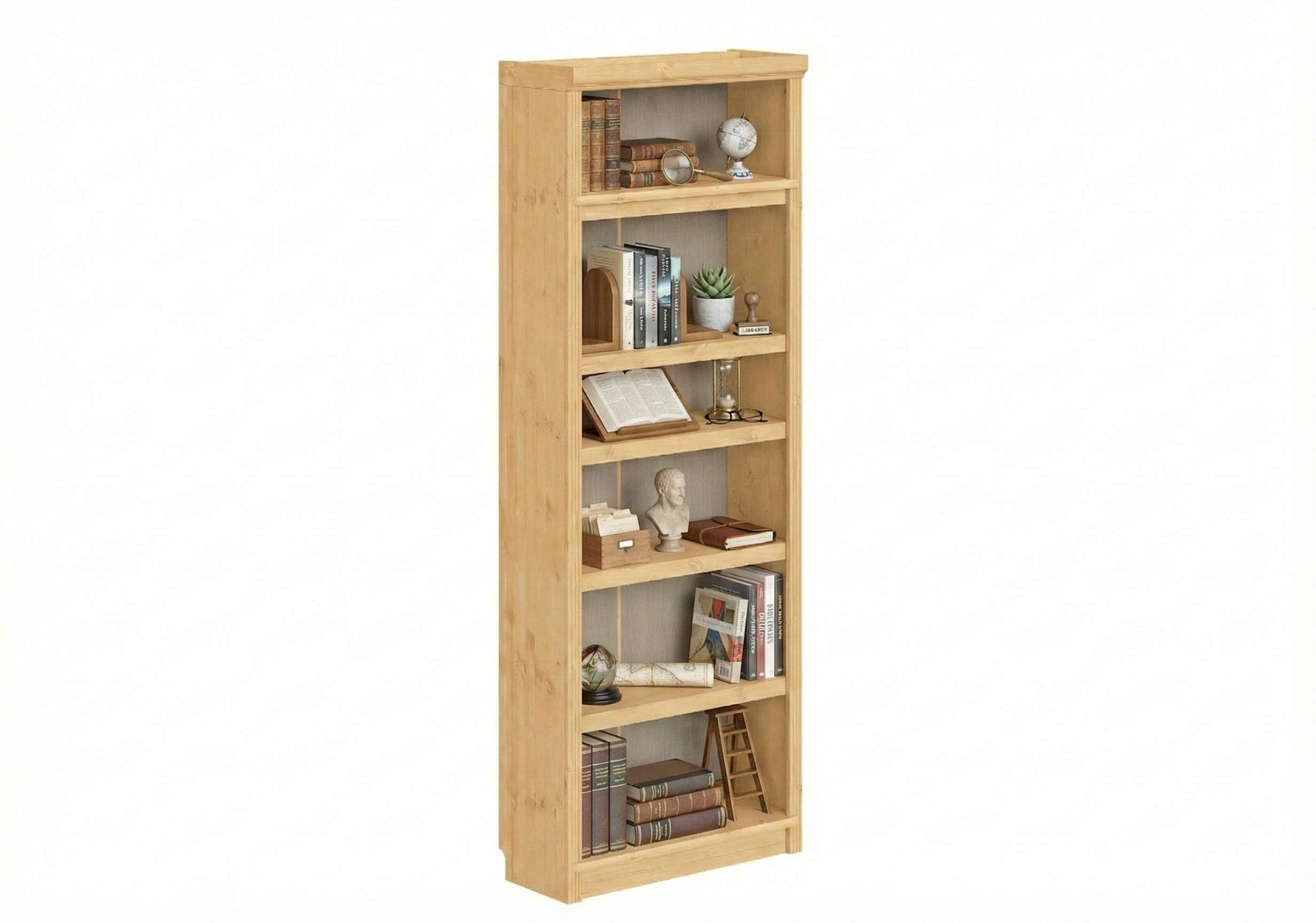 OTTO home Bücherregal Soeren Regal B/T/H: 80/33,5/220 cm, mit 6 Fächern, massive Kiefer, FSC®-zertifizier