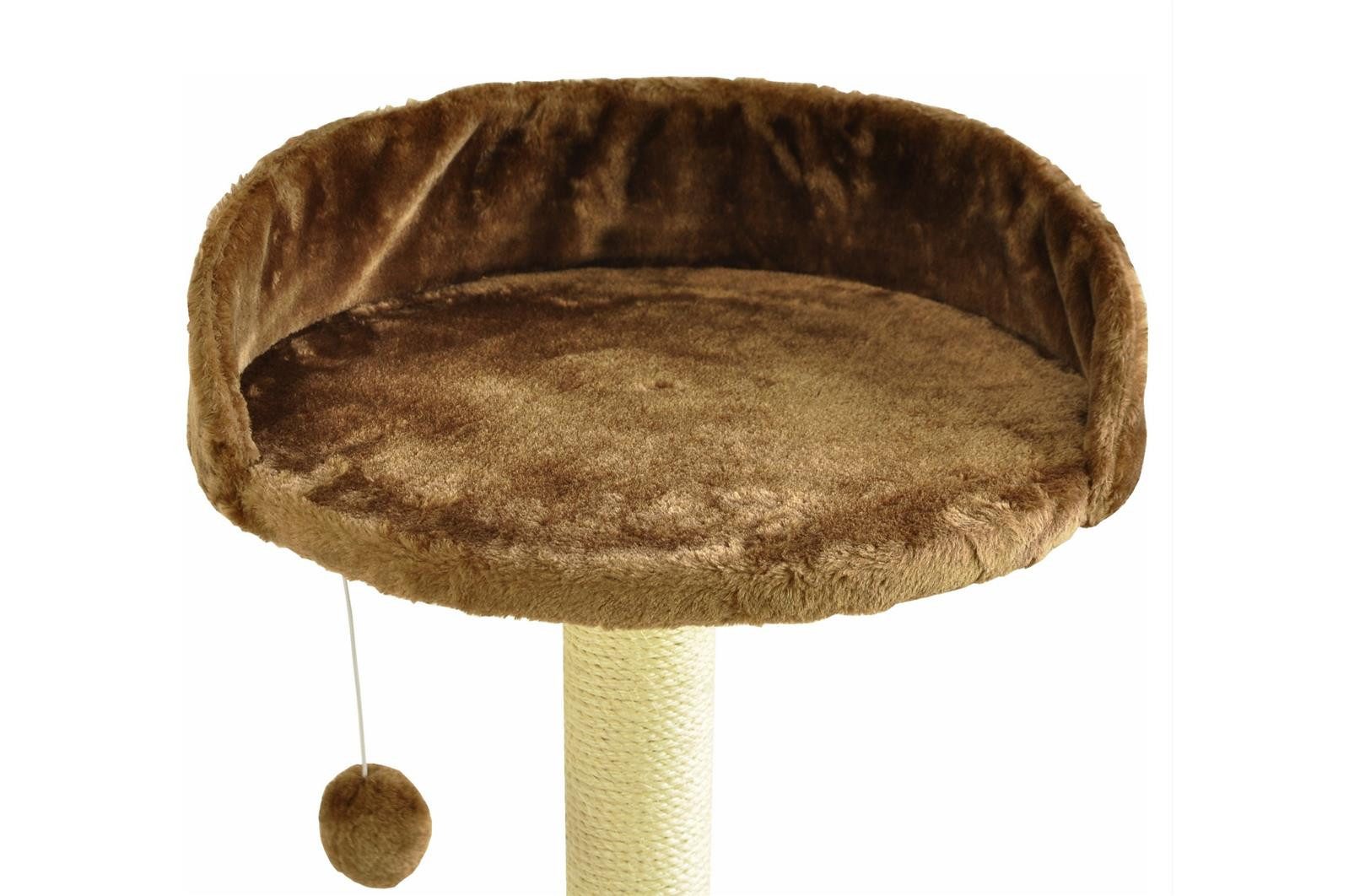 nanook Ersatz-Kratzbaumstamm Sitzplatz Liegemulde 46 cm hellbraun