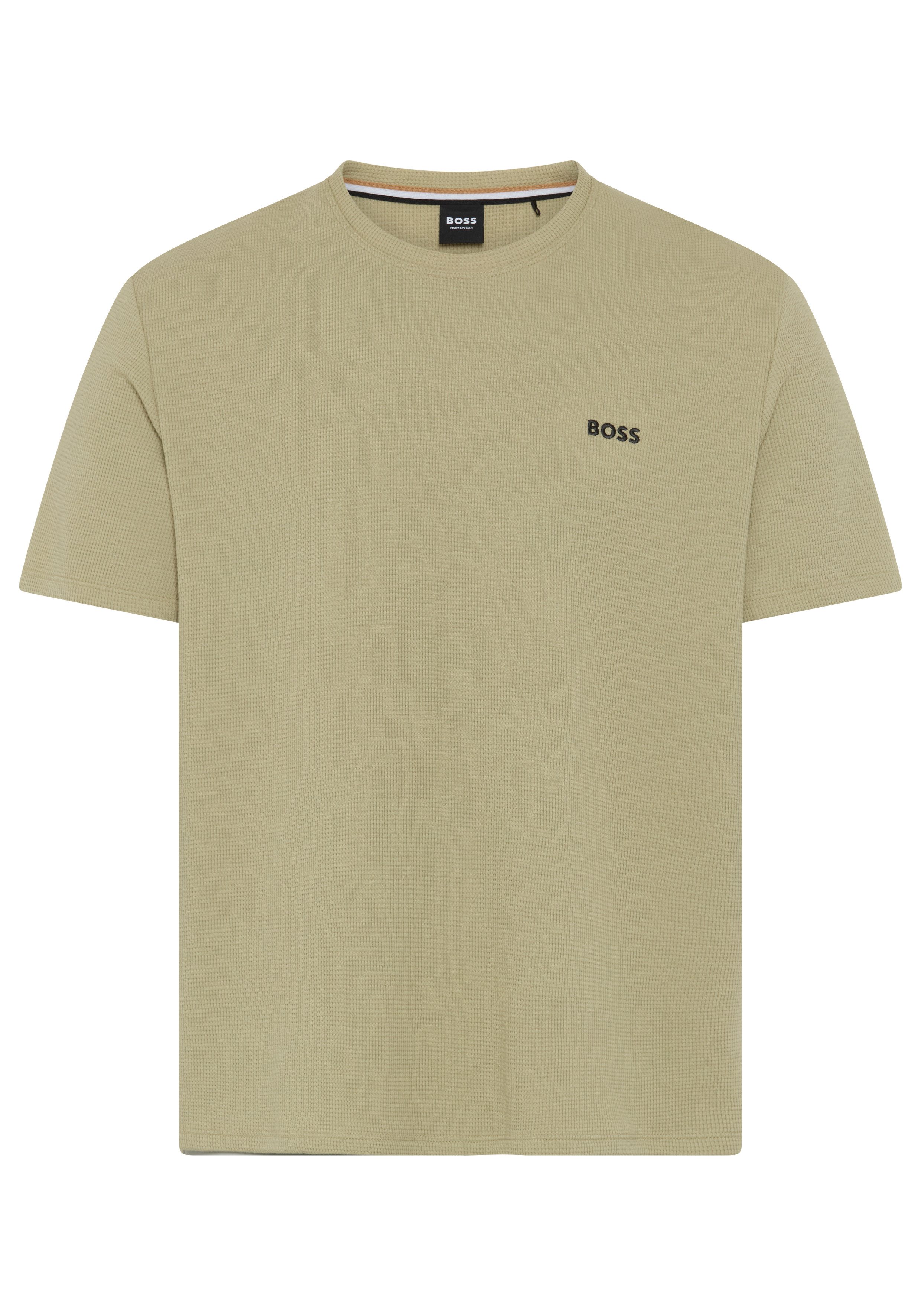 BOSS Pyjamaoberteil Waffle T-Shirt