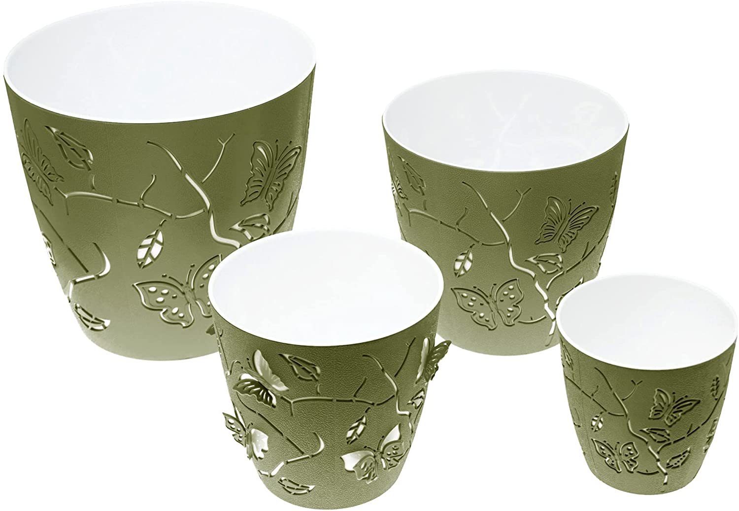 Lashuma Blumentopf Grün (Set, 4 St), günstig online kaufen