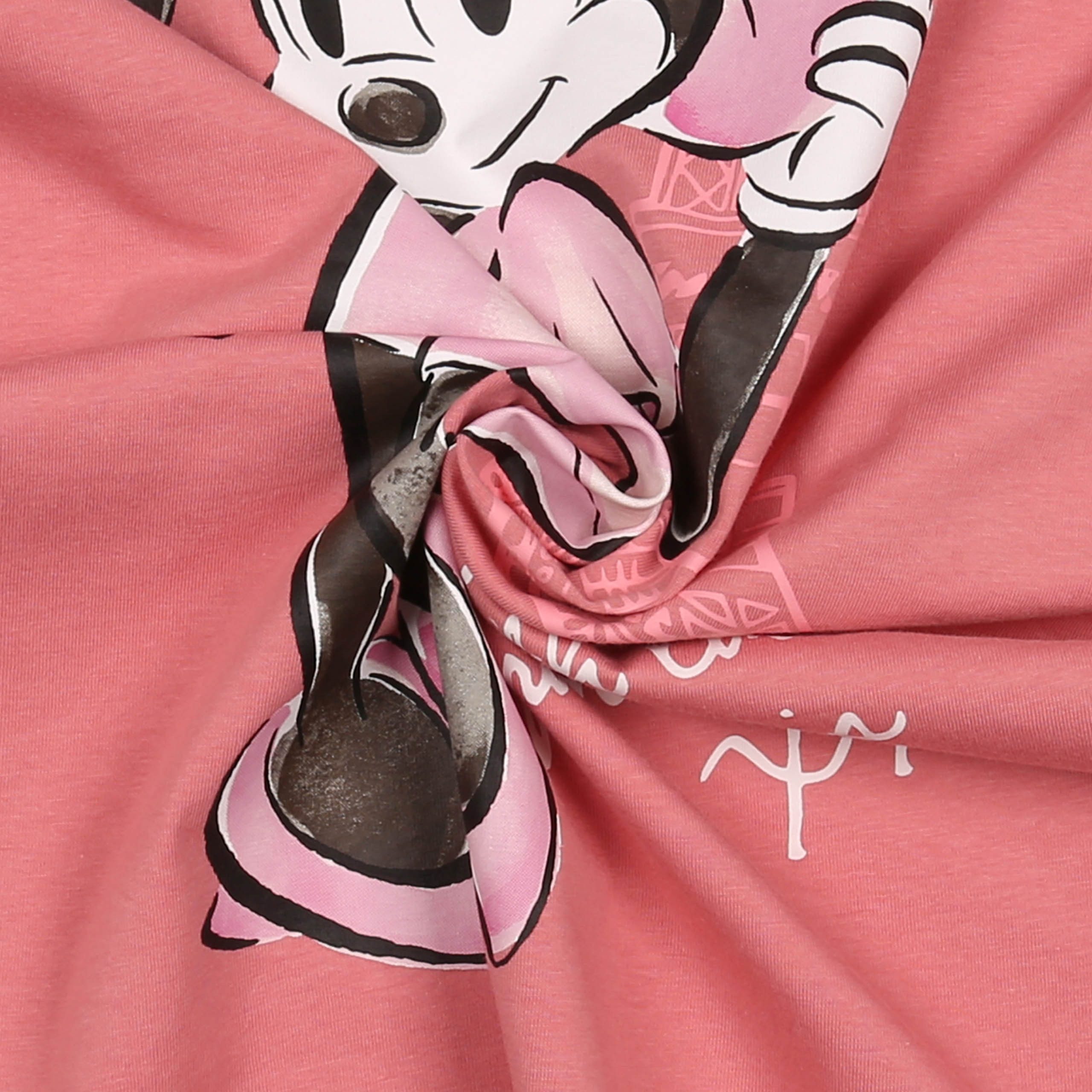 Nachthemd DISNEY Minnie Mouse Damen Nachthemd, 100% Baumwolle, Schlafshirt
