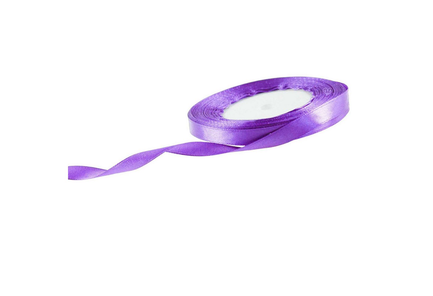 Thumbnail - maDDma Satinband 22,5m Satinband 10mm Dekoband Geschenkband Schmuckband, hellviolett