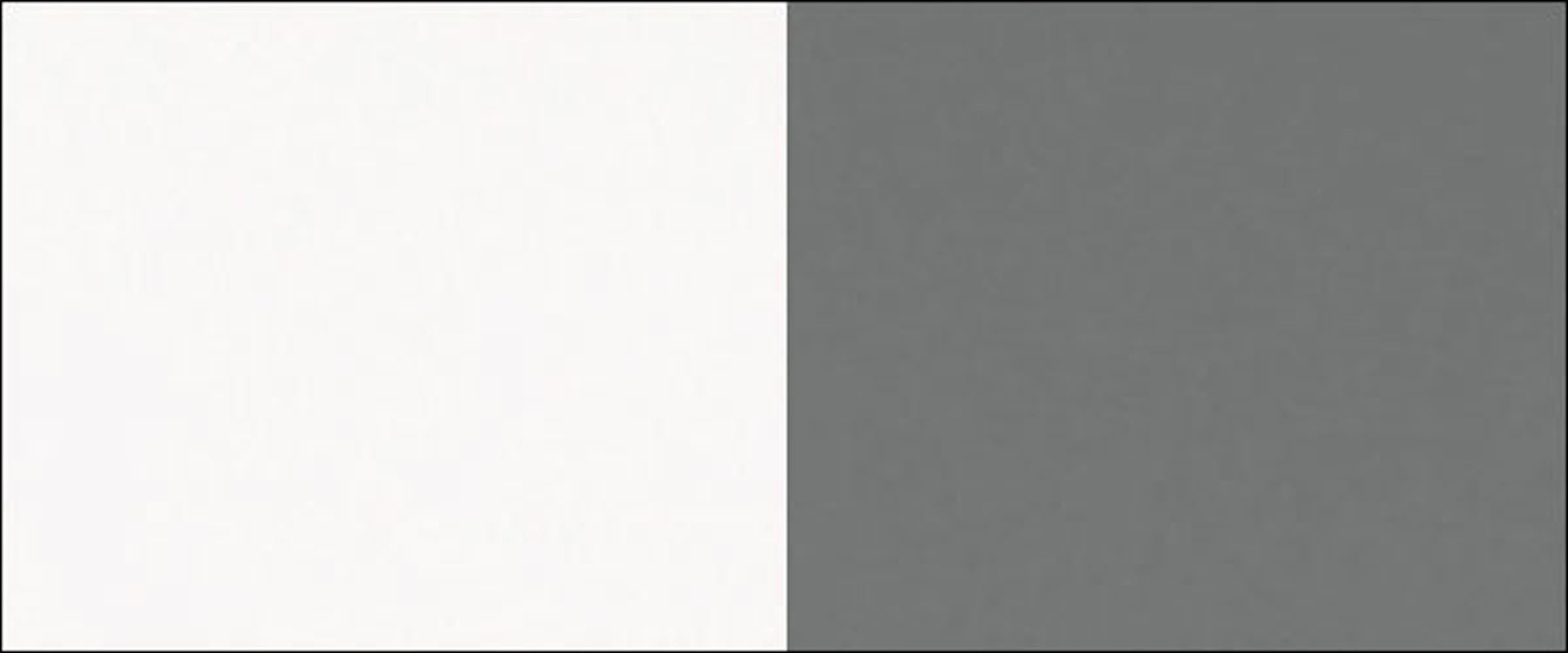 (Bonn, Klapphängeschrank matt 90cm Bonn Korpusfarbe wählbar Front- dust XL Feldmann-Wohnen Hängeschrank) und 2-türig grey
