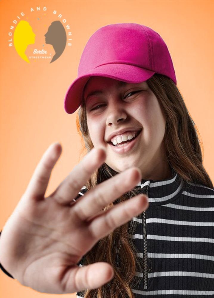 Blondie & Brownie Baseball Cap Kinder Mario Fligh Stick Patch Luigi Peach Super Retro Konsole