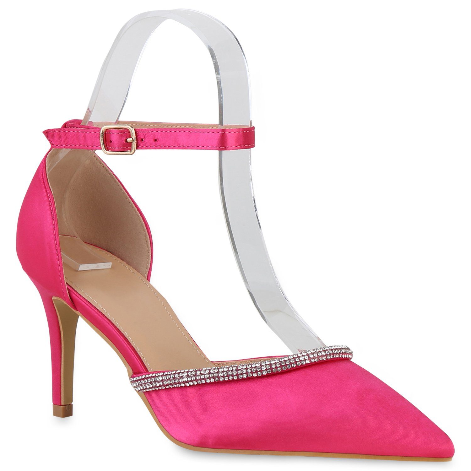 839895 Bequeme Pumps Schuhe VAN HILL Fuchsia