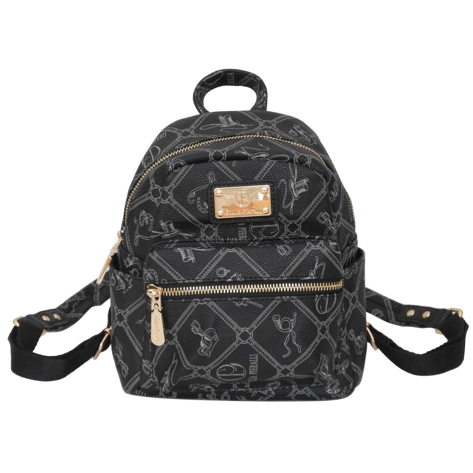 Giulia Pieralli Giulia - Schwarz Damentasche Pieralli mini Rucksack Auswahl Grau Rucksack Damen