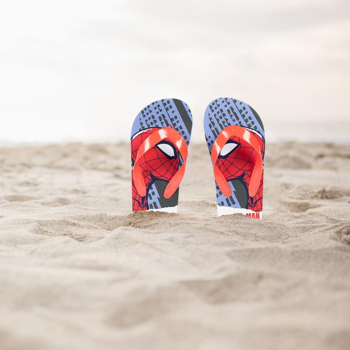 MARVEL Spiderman Jungen Kinder Sandalen Zehentrenner