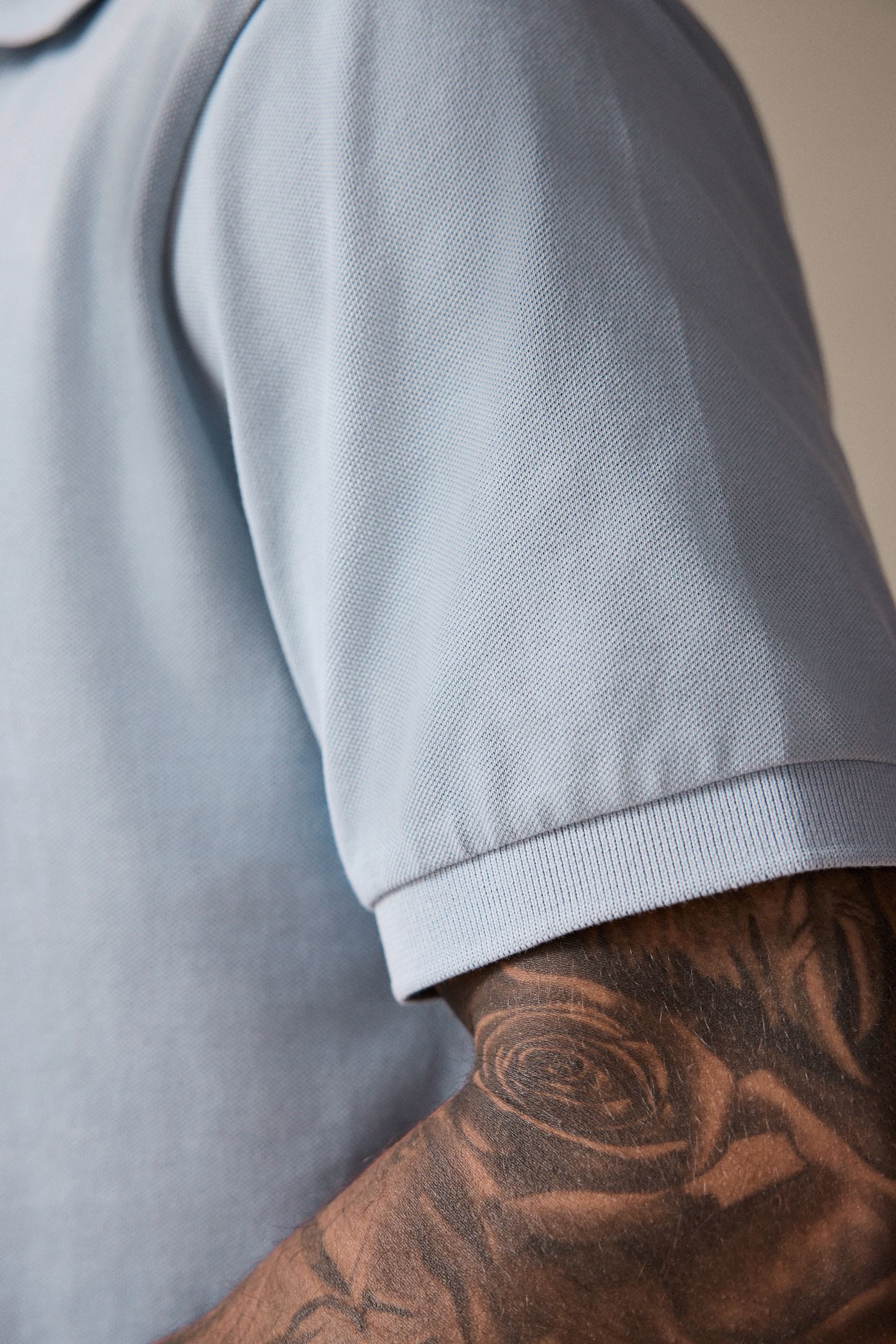 Next Poloshirt Piqué-Polo-Shirt mit Reverskragen (1-tlg)