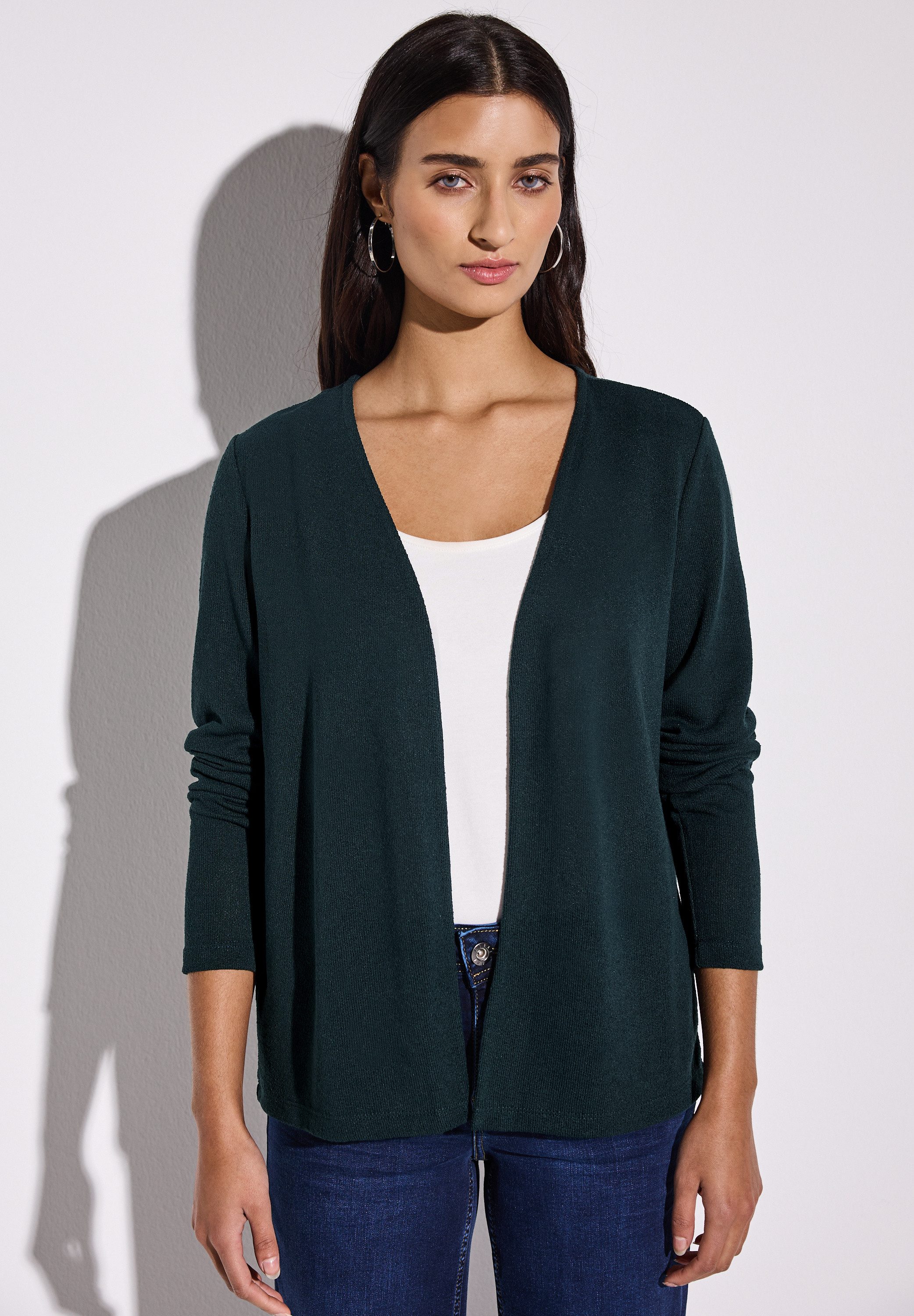 STREET ONE Shirtjacke NETTE im Strick günstig online kaufen