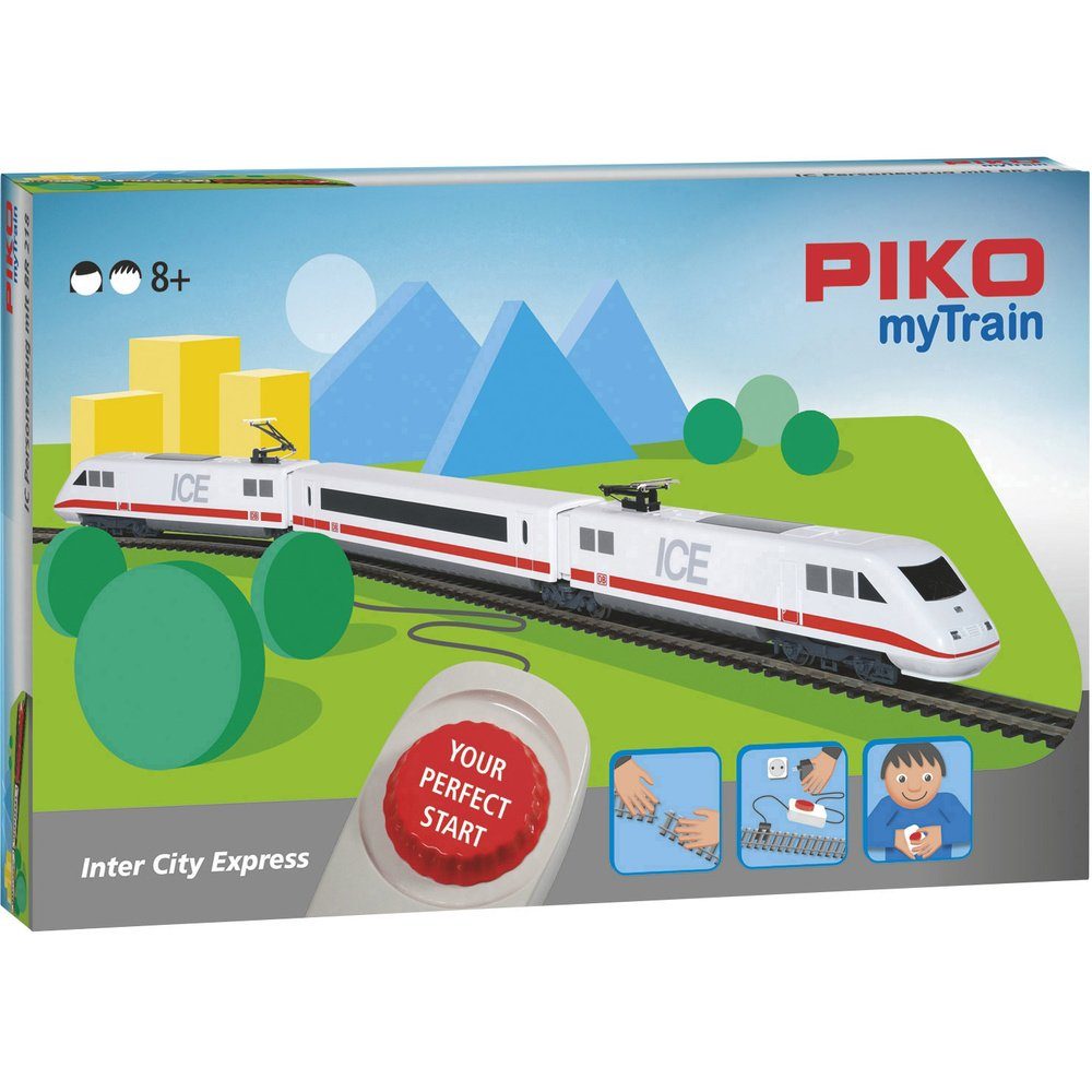 PIKO Spielzeug-Eisenbahn Piko H0 57094 H0 myTrain® Start-Set ICE der DB günstig online kaufen