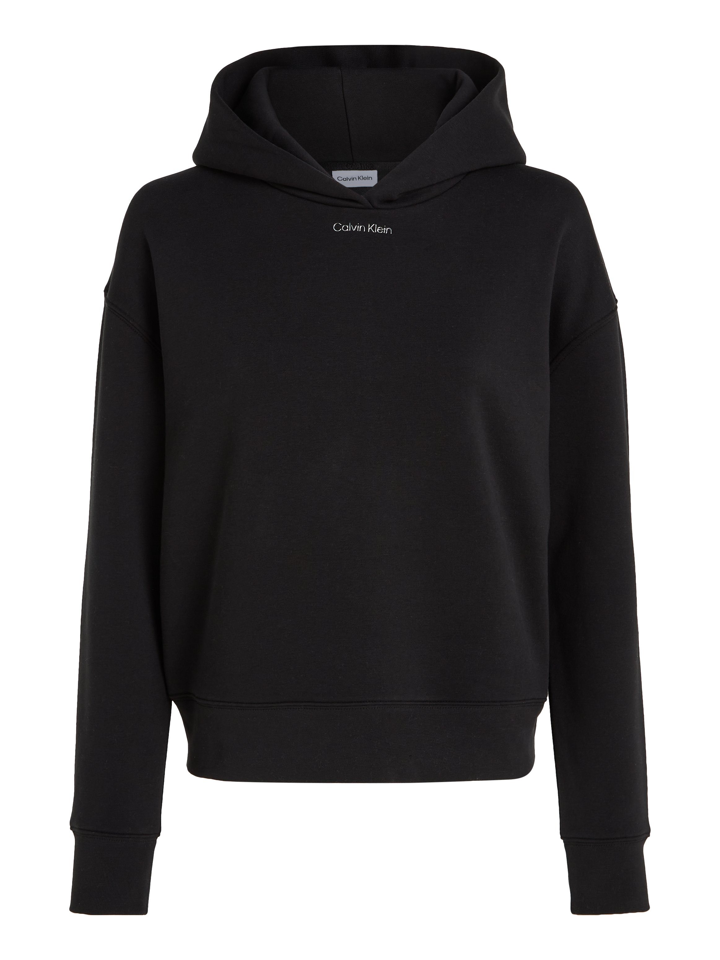 MICRO LOGO METALLIC Calvin Klein Black Ck HOODIE Kapuzensweatshirt