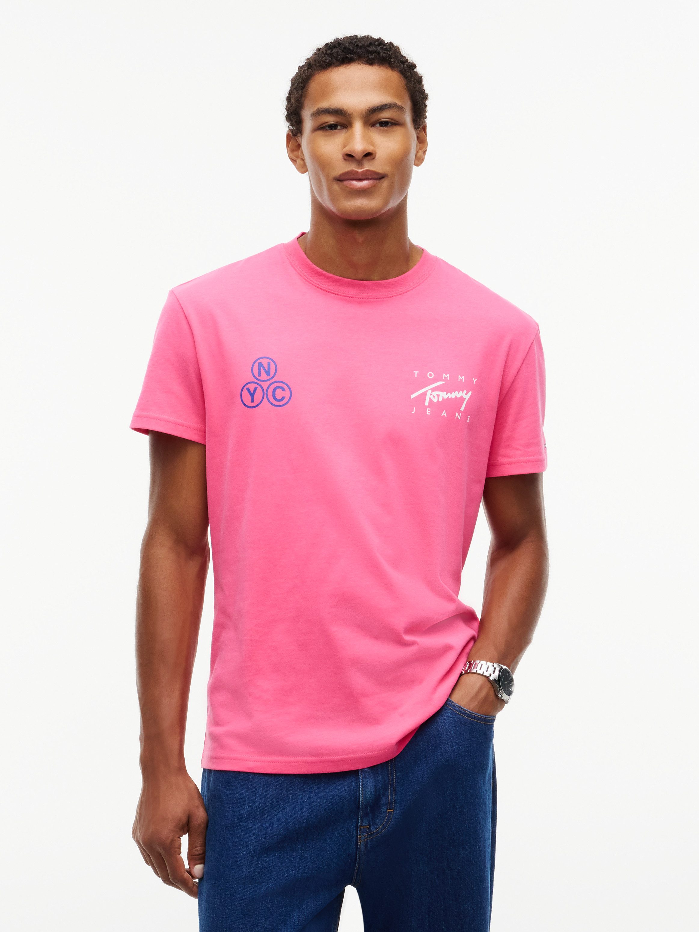Tommy Jeans T-Shirt REGULAR SIGNATURE PLAY TEE Regular fit mit Print