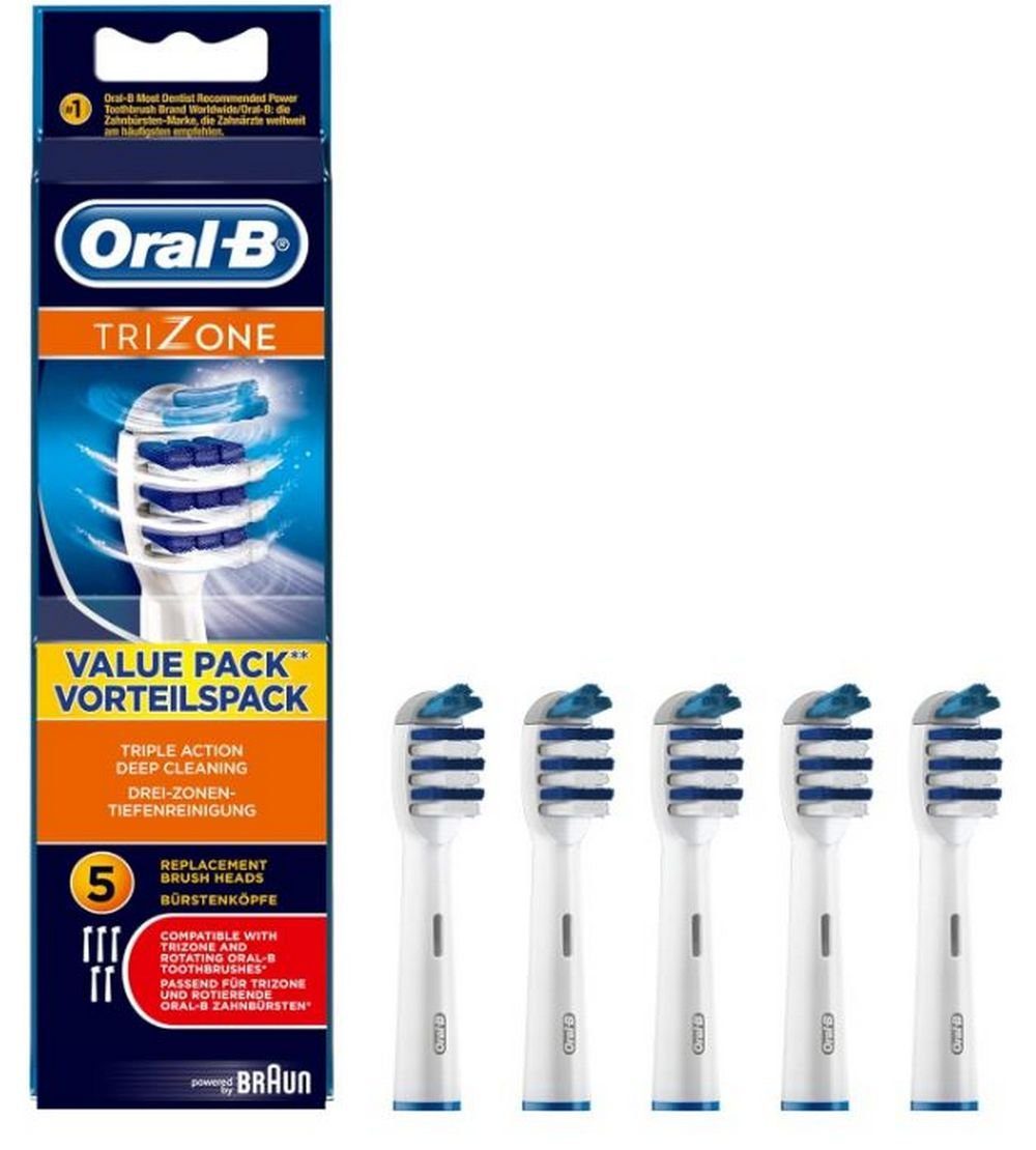 Oral-B Aufsteckbürsten TriZone, 5er Pack, Drei-Zonen-Tiefenreinigung