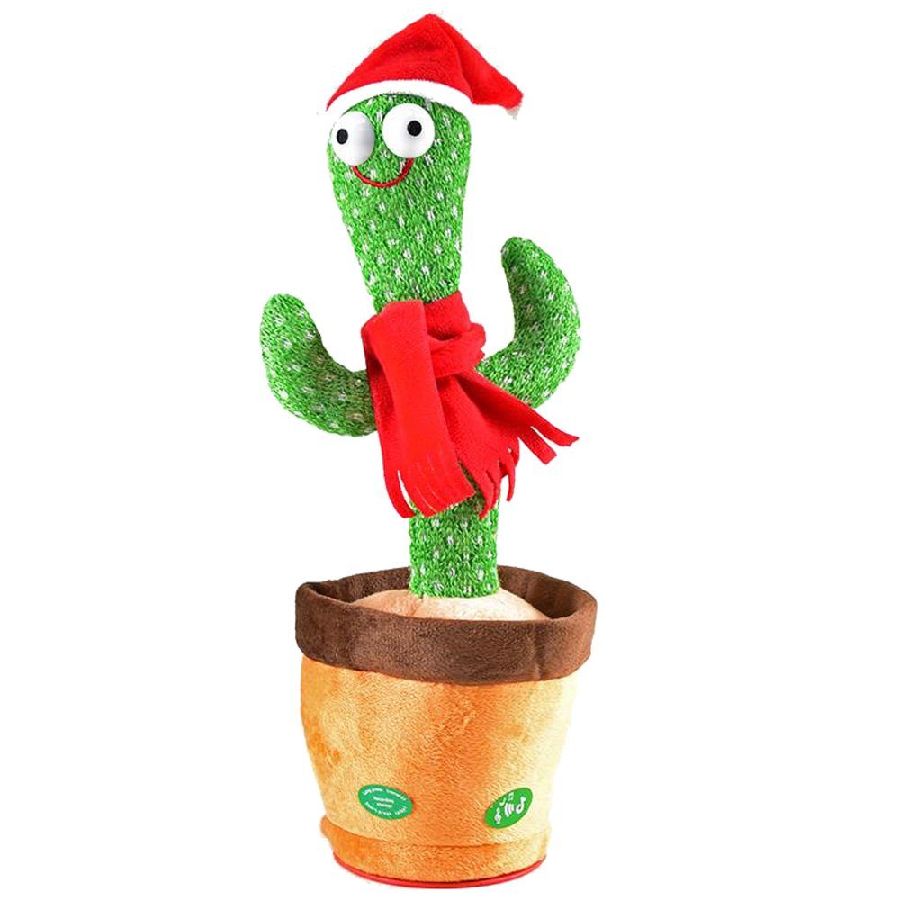 Kögler Kuscheltier tanzender Kaktus Weihnachtsmütze Sound & Laberfunktion  Labertier 41cm