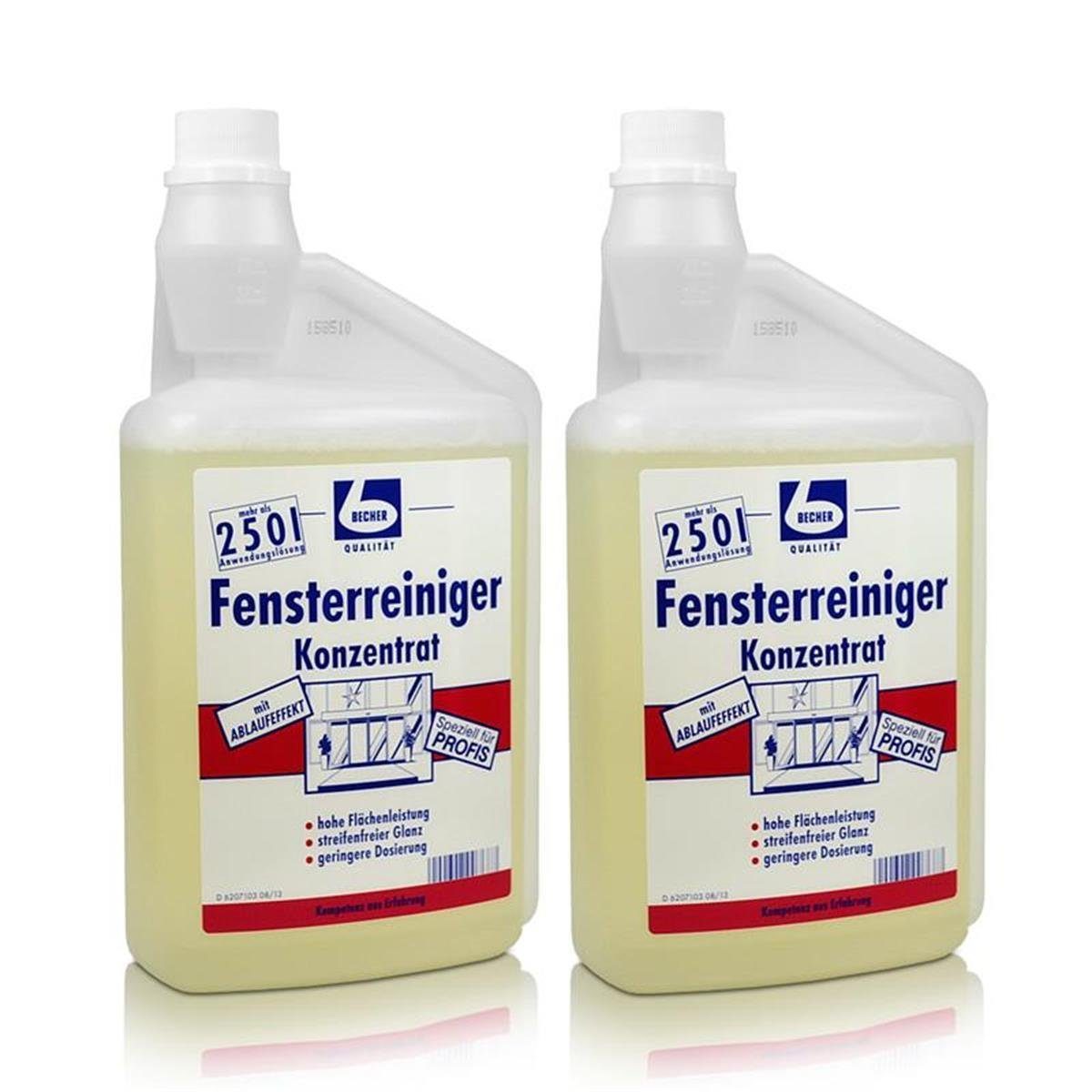 Becher Dr. Dr. Liter Becher Konzentrat 2x 1 Fensterreiniger Glasreiniger