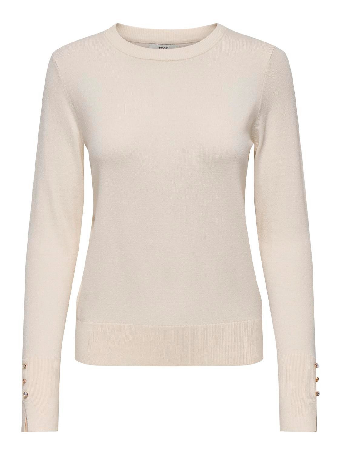 JDY Rundhalspullover JDYMALOU L/S ON BUTTON günstig online kaufen