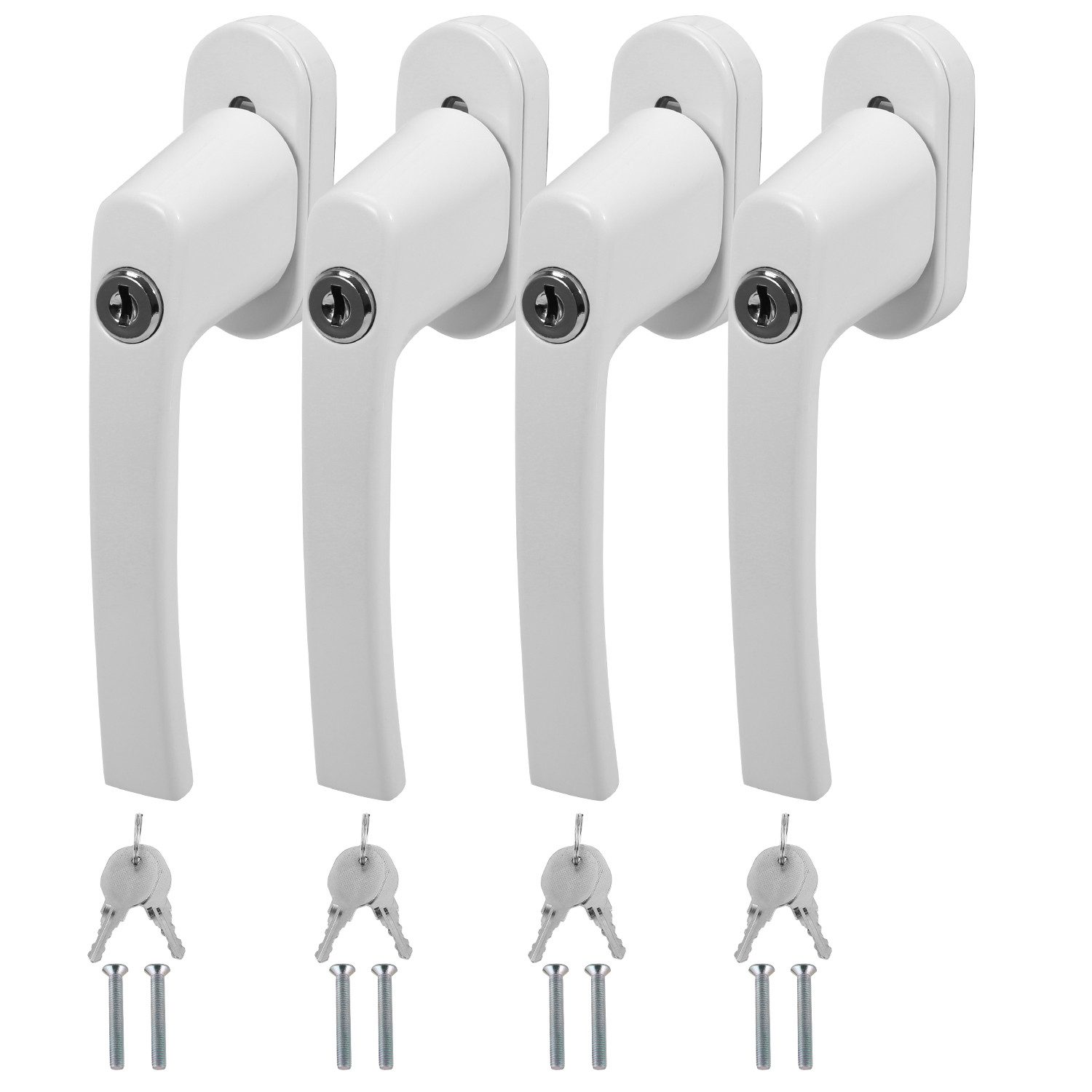 Clanmacy Fenstergriff Fenstergriff mit Schloss Set gleichschließend abschli günstig online kaufen