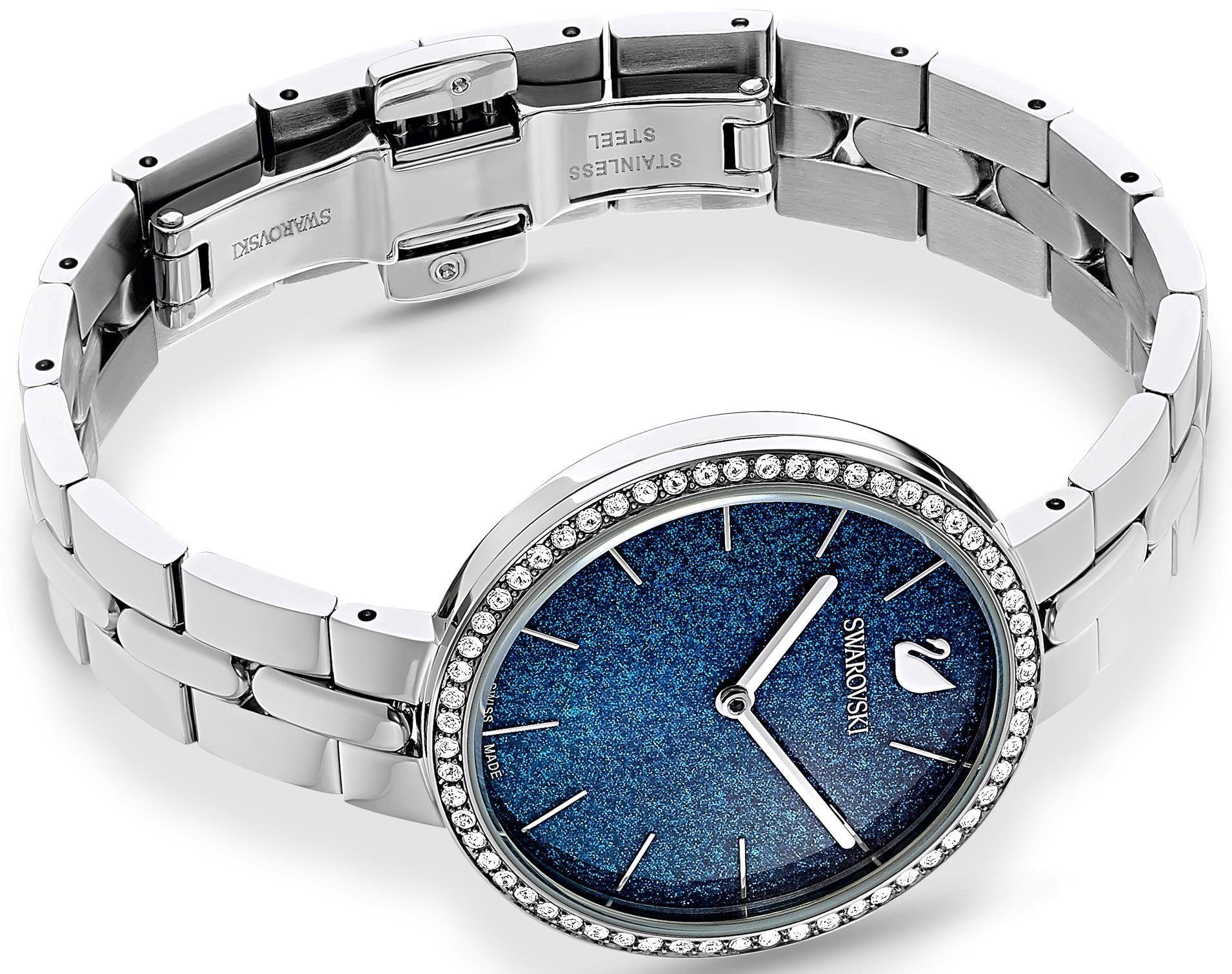 Swarovski Quarzuhr COSMOPOLITAN 5517790, Armbanduhr, Damenuhr, Swarovski-Kristalle, Swiss Made