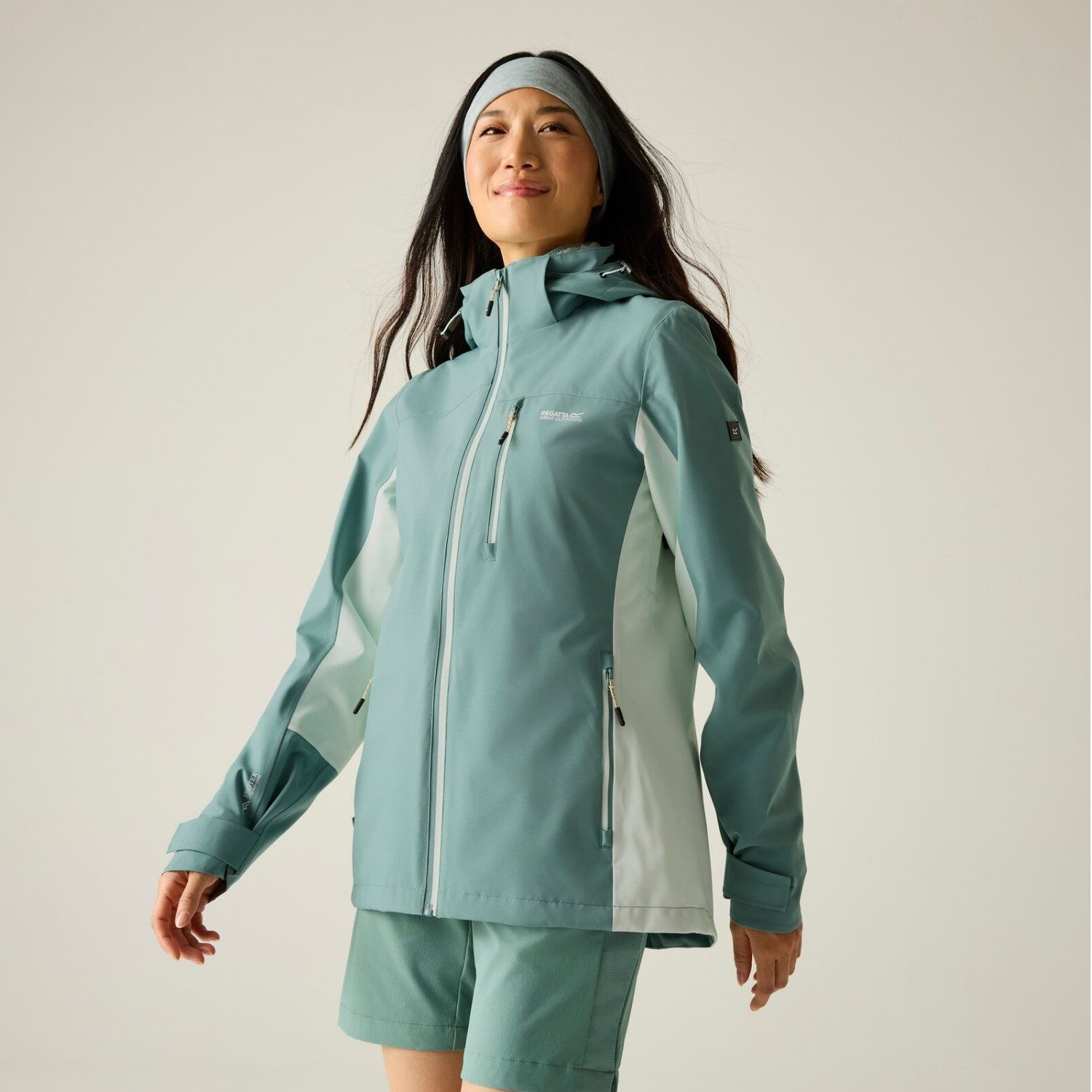 Regatta Outdoorjacke Wanderjacke Bosfield mit Kapuze und Wasserdicht