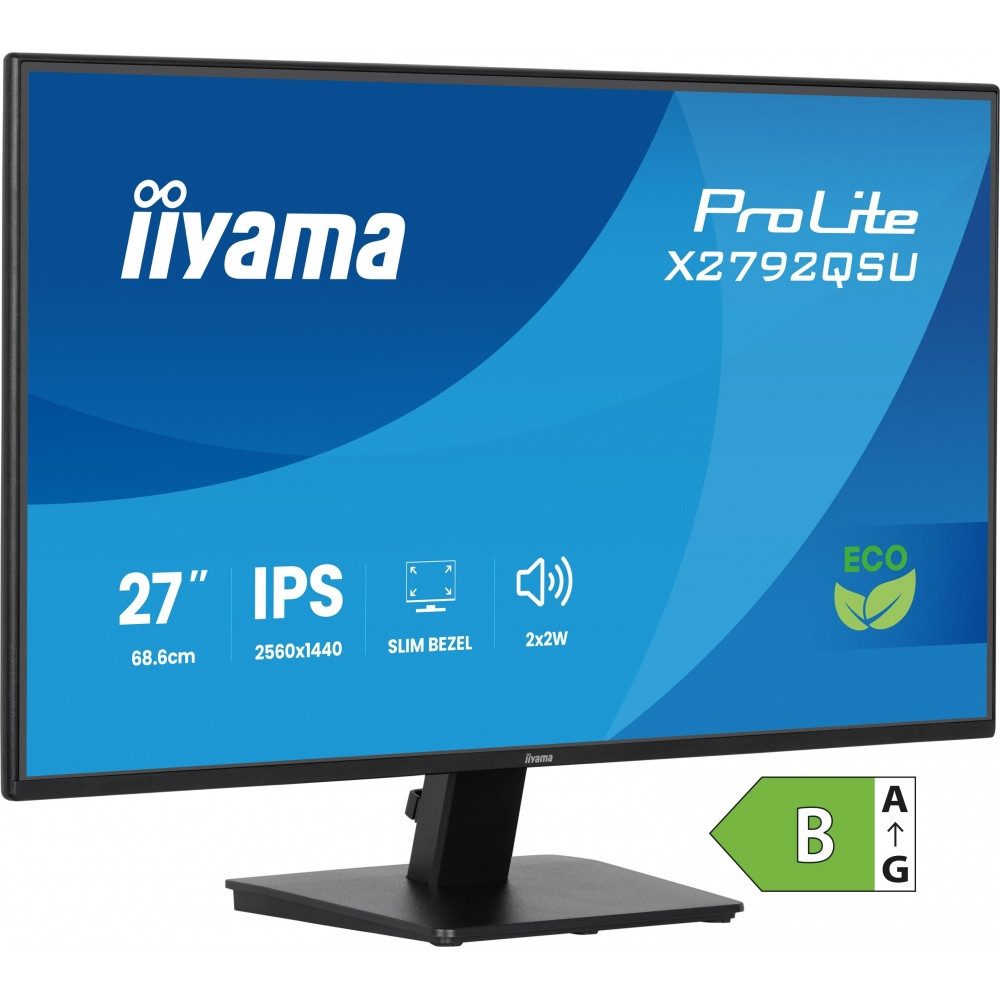 Iiyama X2792QSU-B1 ProLite X2792QSU-B1 Monitor QHD IPS Grün Wahl 16:9 TFT-Monitor