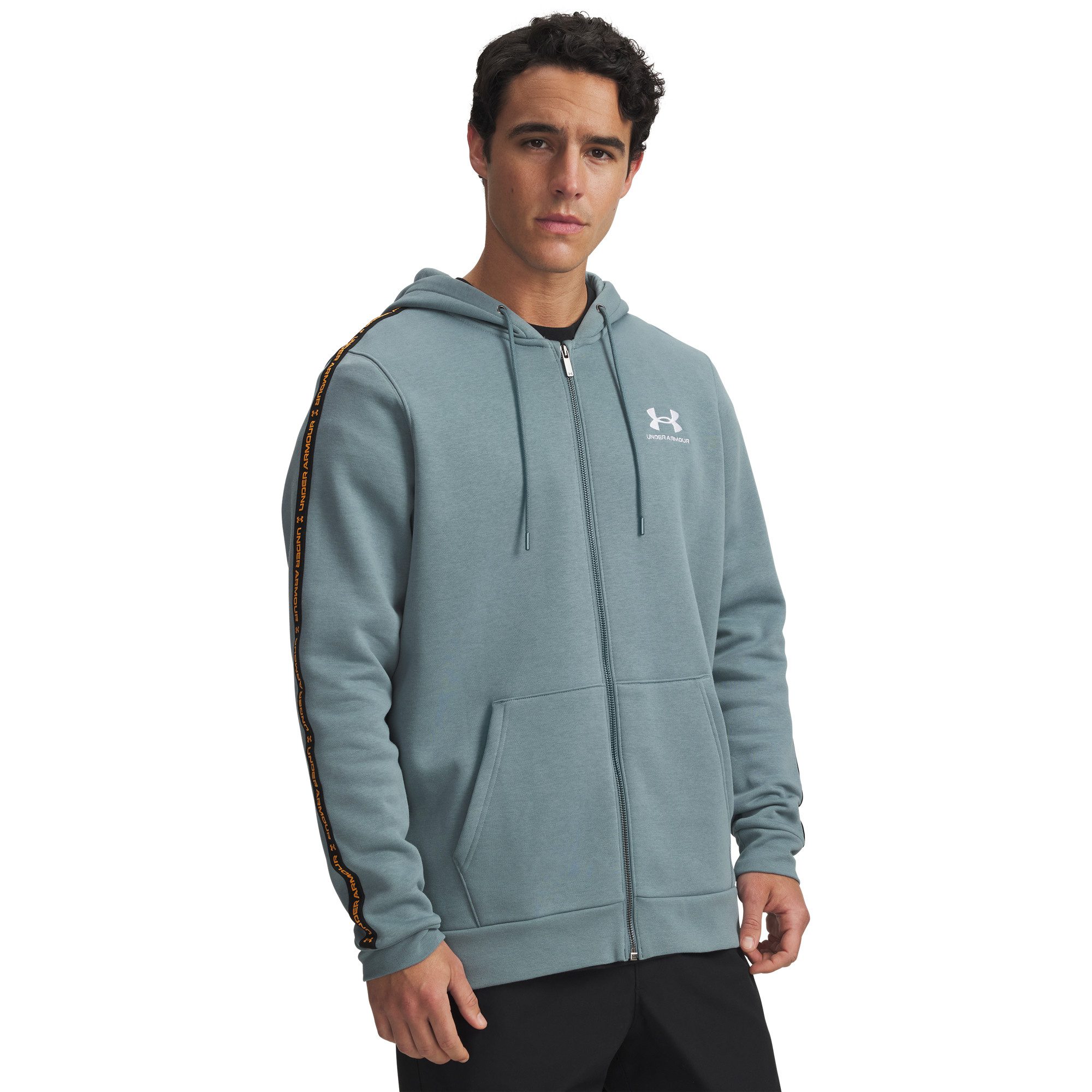 Under Armour® Sweatjacke Under Armour Herren Kapuzenjacke Icon Fleece FZ Taping 1390298