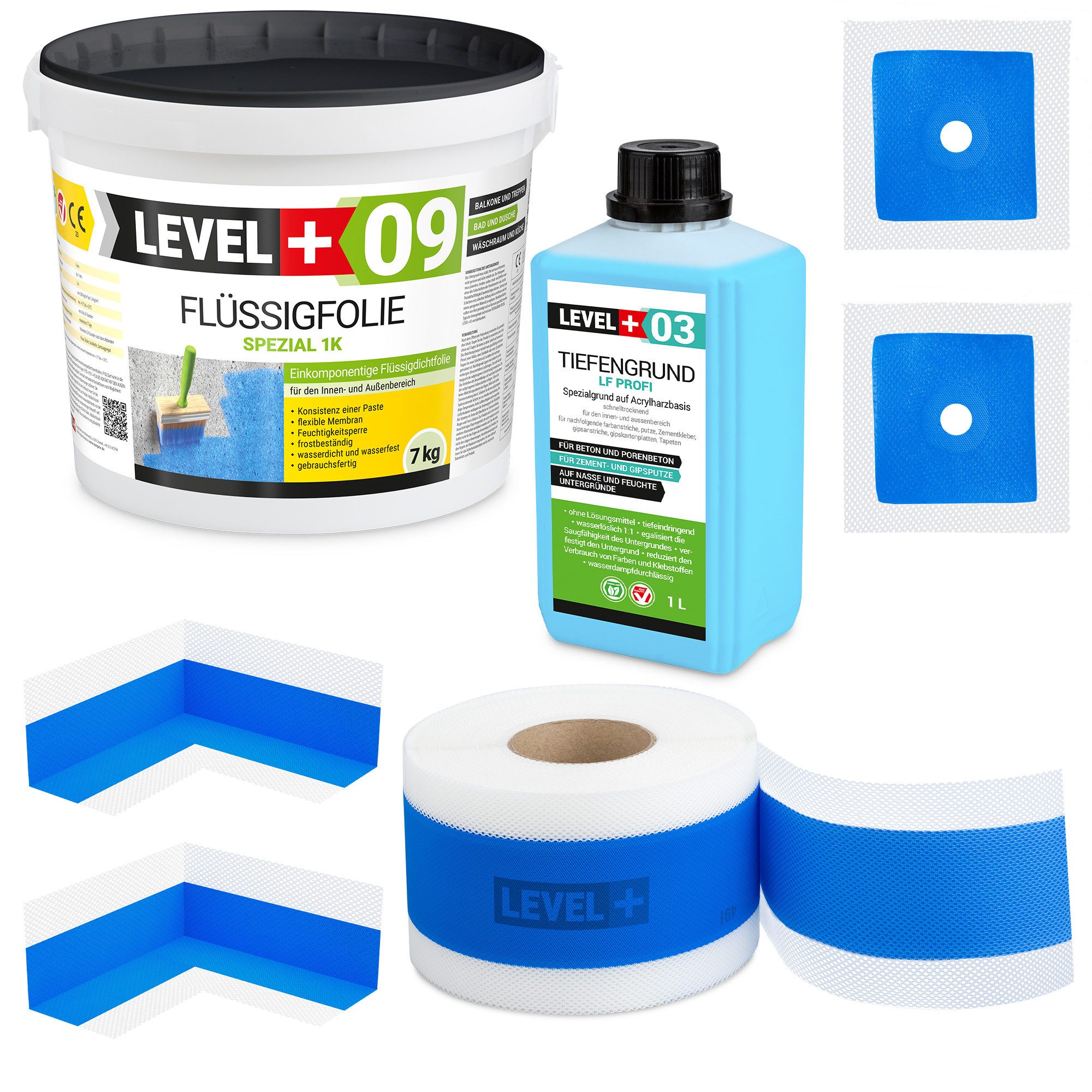 Level+ Dichtstoff Dichtset für Duschabdichtung Dichtband günstig online kaufen
