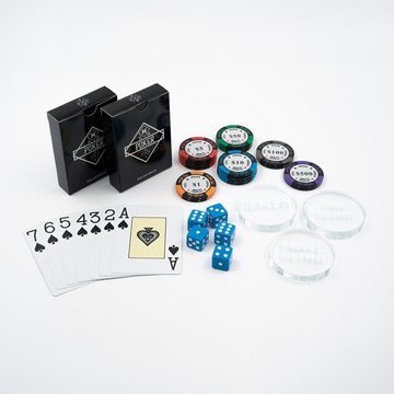 HOME DELUXE Spielgeld Pokerset / Pokerkoffer NO LIMIT