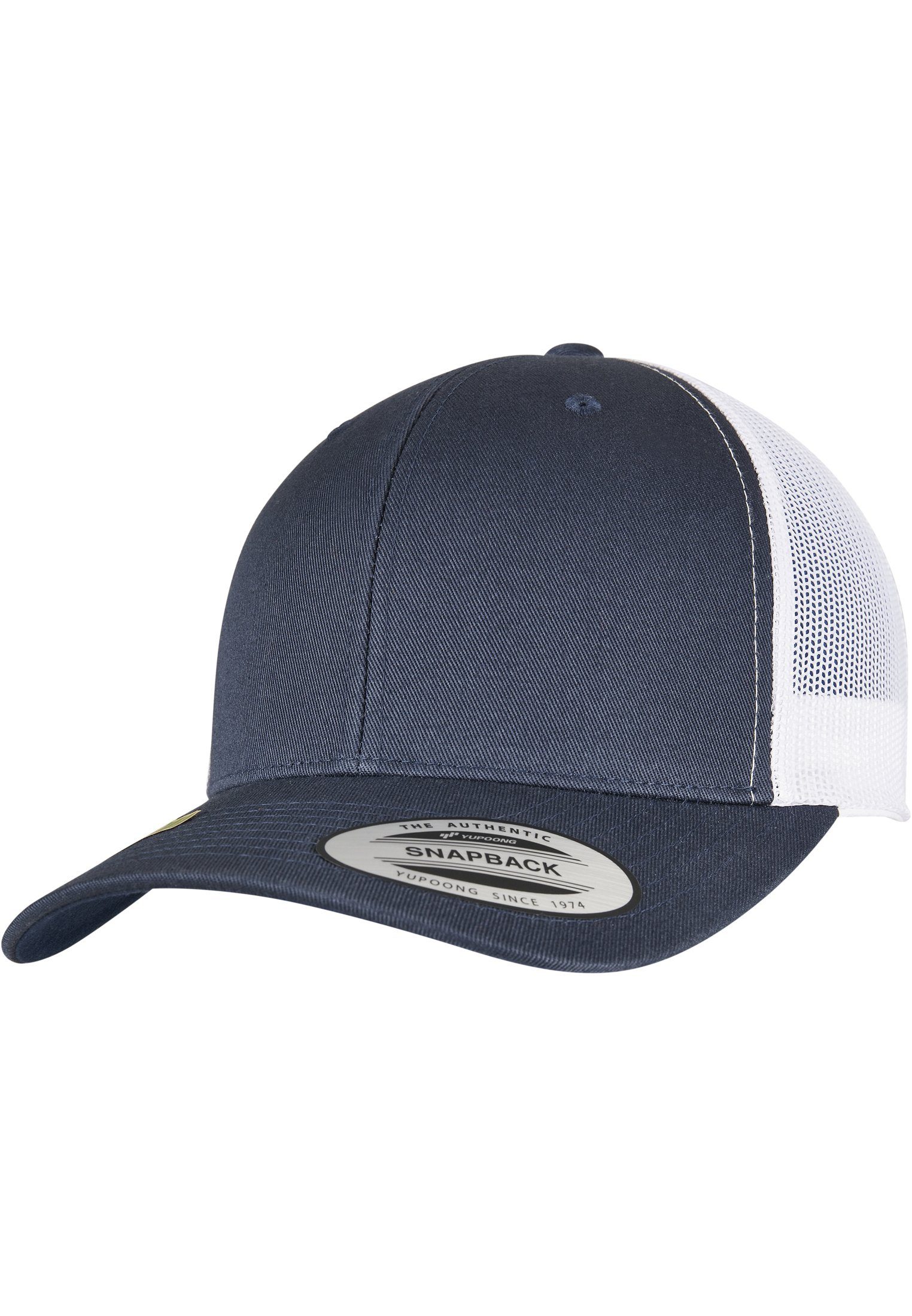 Flexfit Flex Cap Caps YP CLASSICS RECYCLED RETRO TRUCKER CAP 2-TONE navy/white