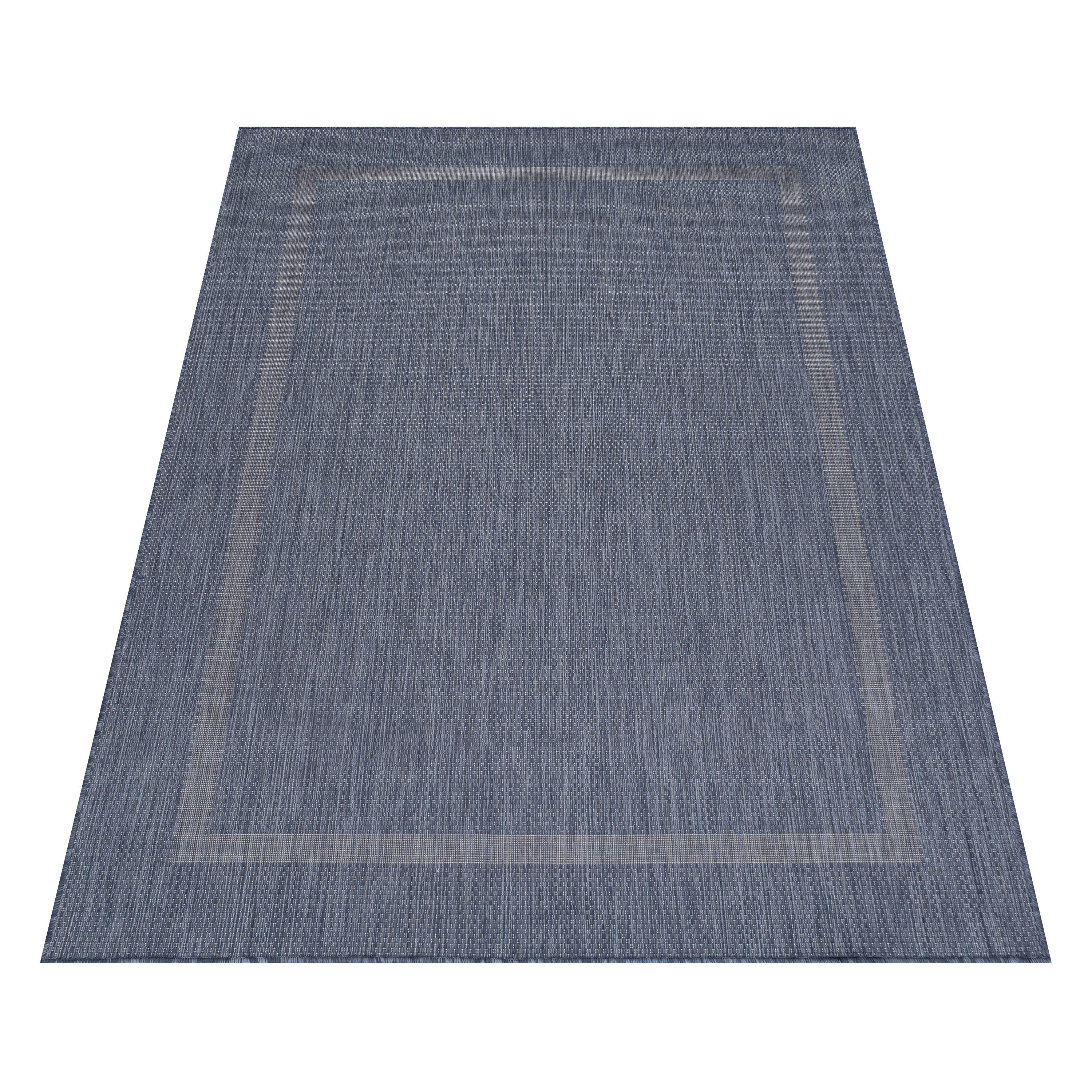 Outdoorteppich RELAX 4311, Ayyildiz Teppiche, rechteckig, Höhe: 5 mm, Pflegeleicht / Strapazierfähig / In- und Outdoor geeignet BLUE