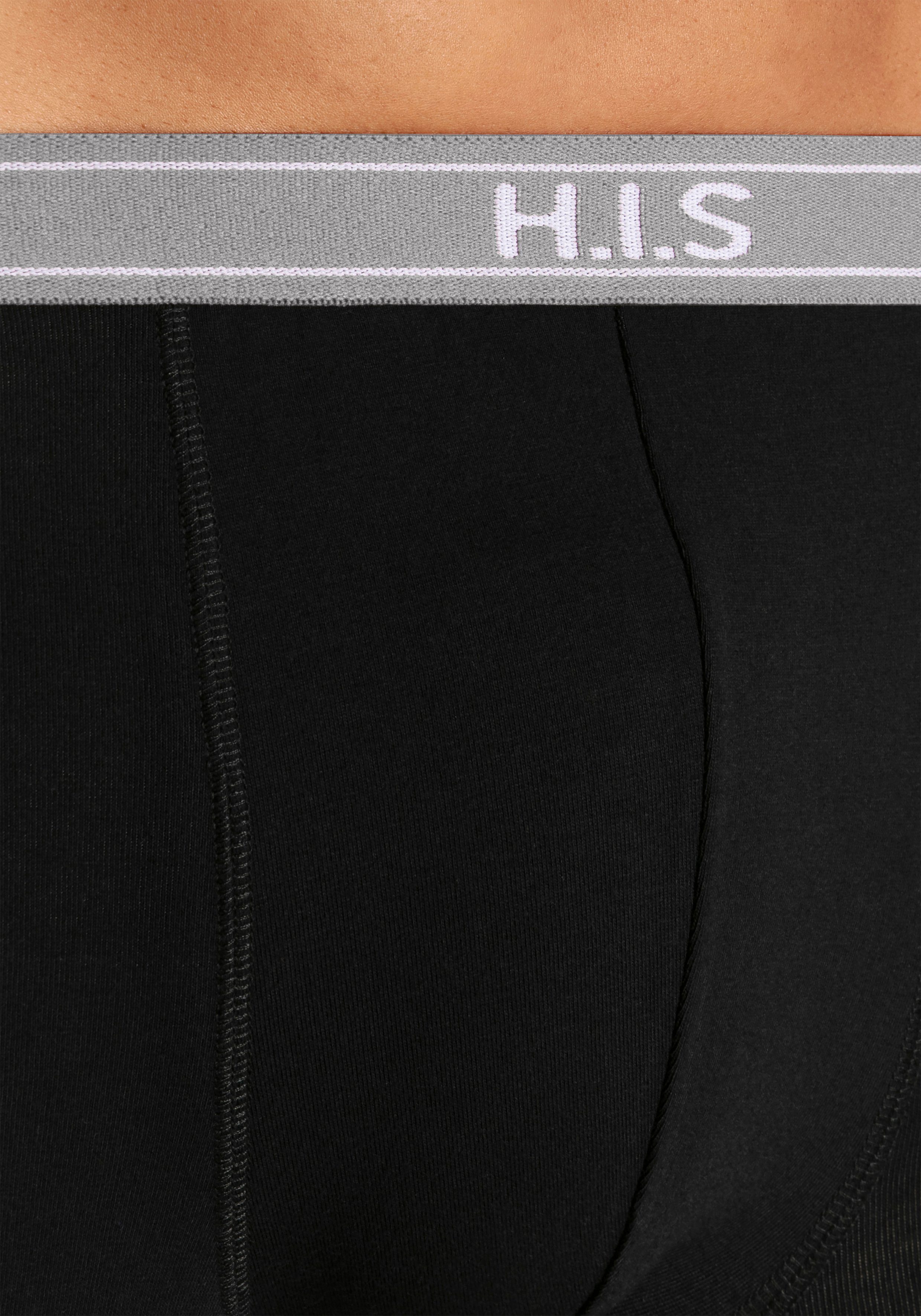 H.I.S Boxer Boxershorts für Herren (Packung, 5-St) mit Steifen und Logo im Bund