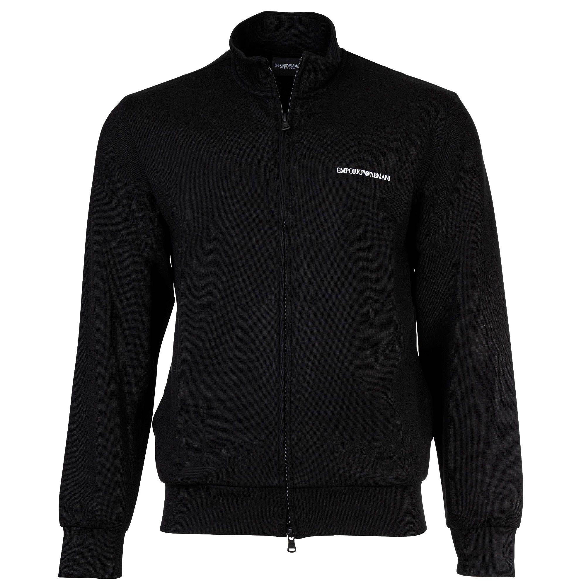 Emporio Armani Sweatshirt Herren Sweatjacke Polyester ICONIC PIQUET günstig online kaufen