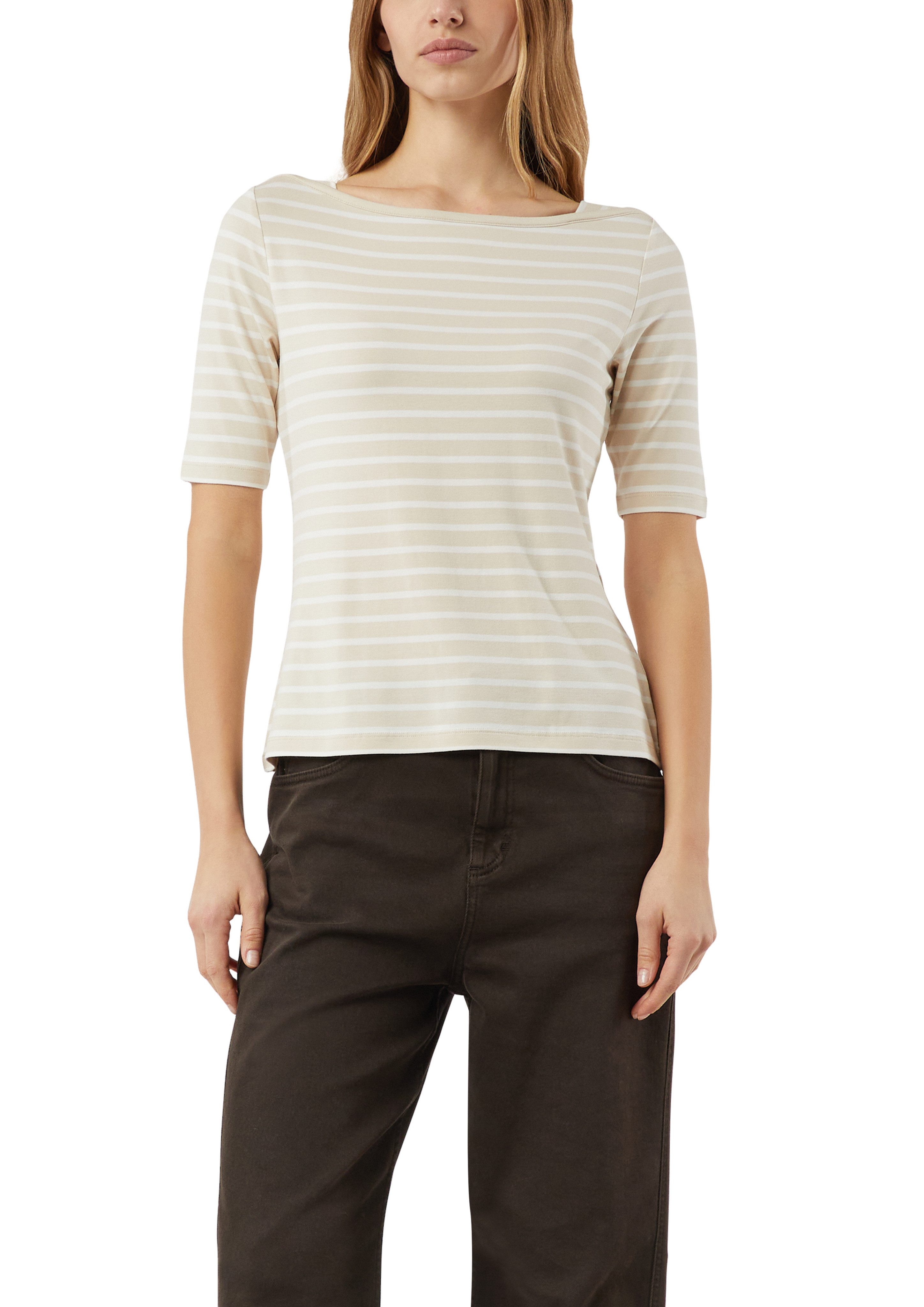 comma T-Shirt im Streifen-Design